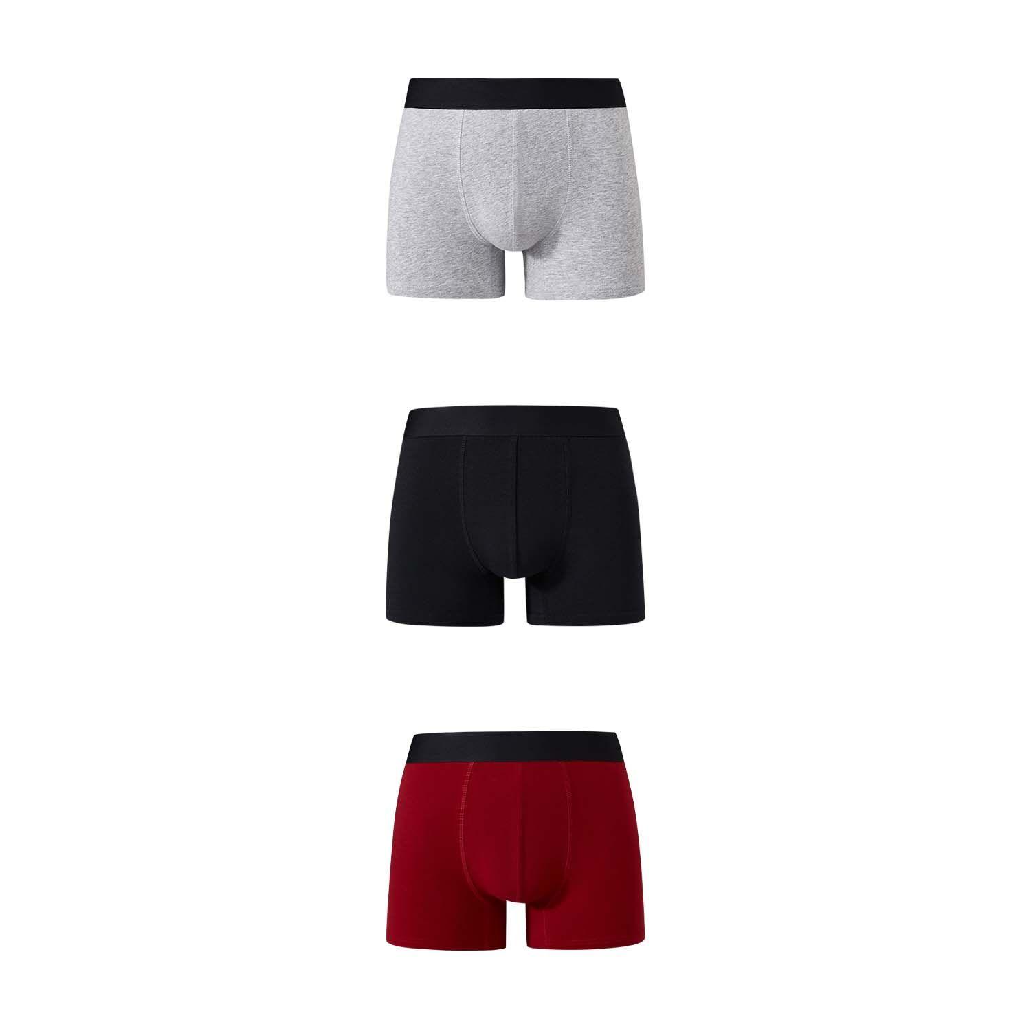 Boxer Hombre Tripack Liso Gris I Fashion's Park-0