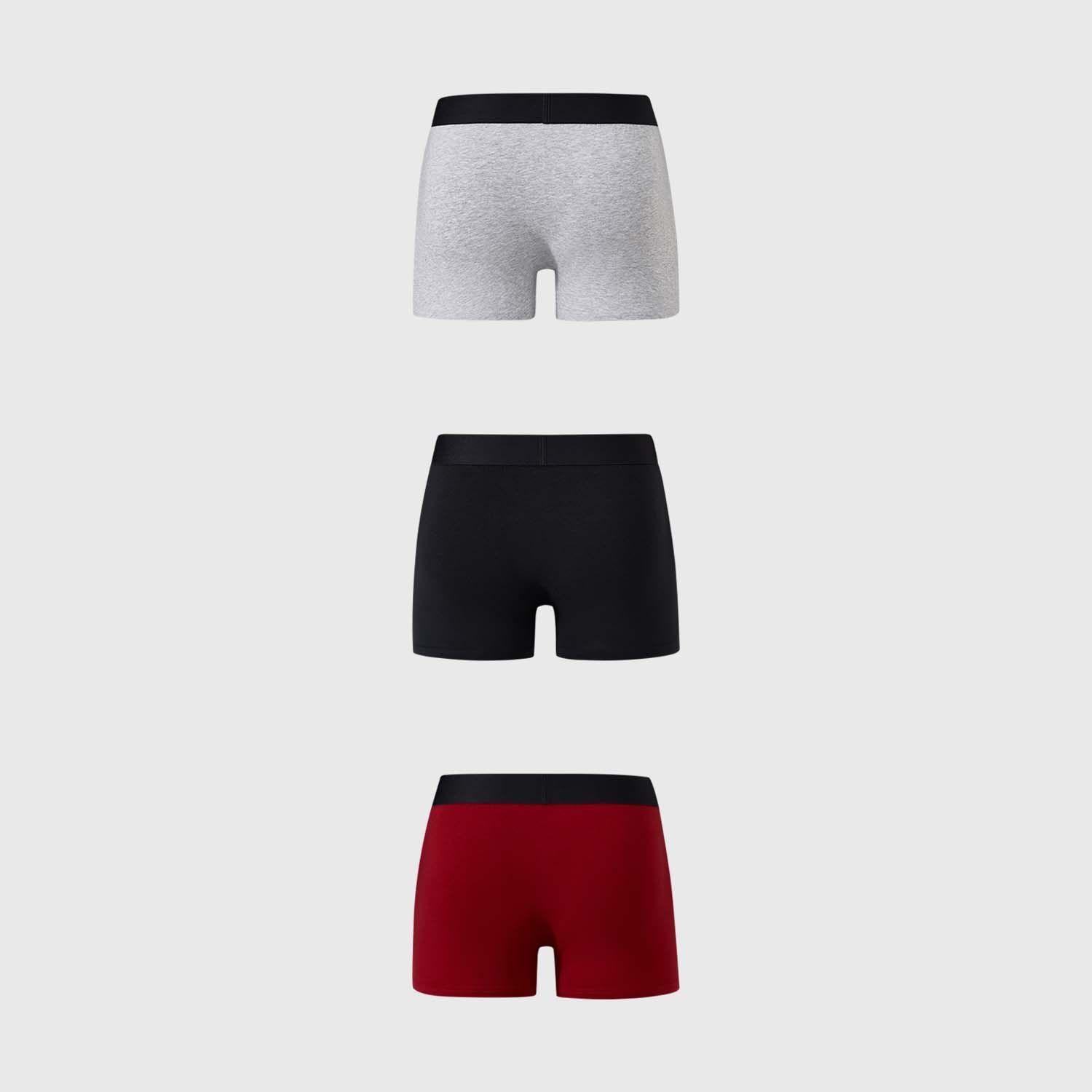 Boxer Hombre Tripack Liso Gris I Fashion's Park-1
