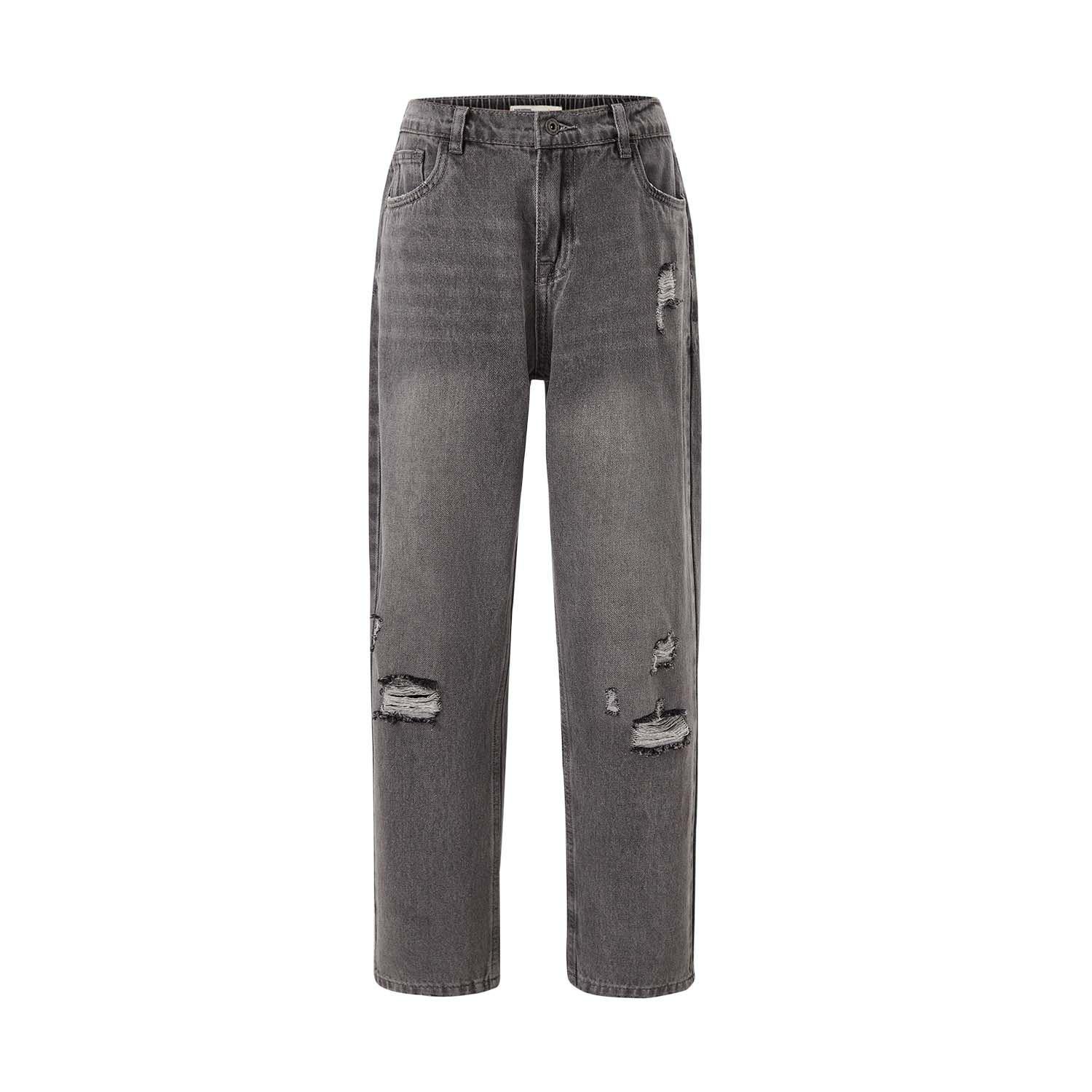 Jeans Niño Roturas Gris Fashion's Park-0
