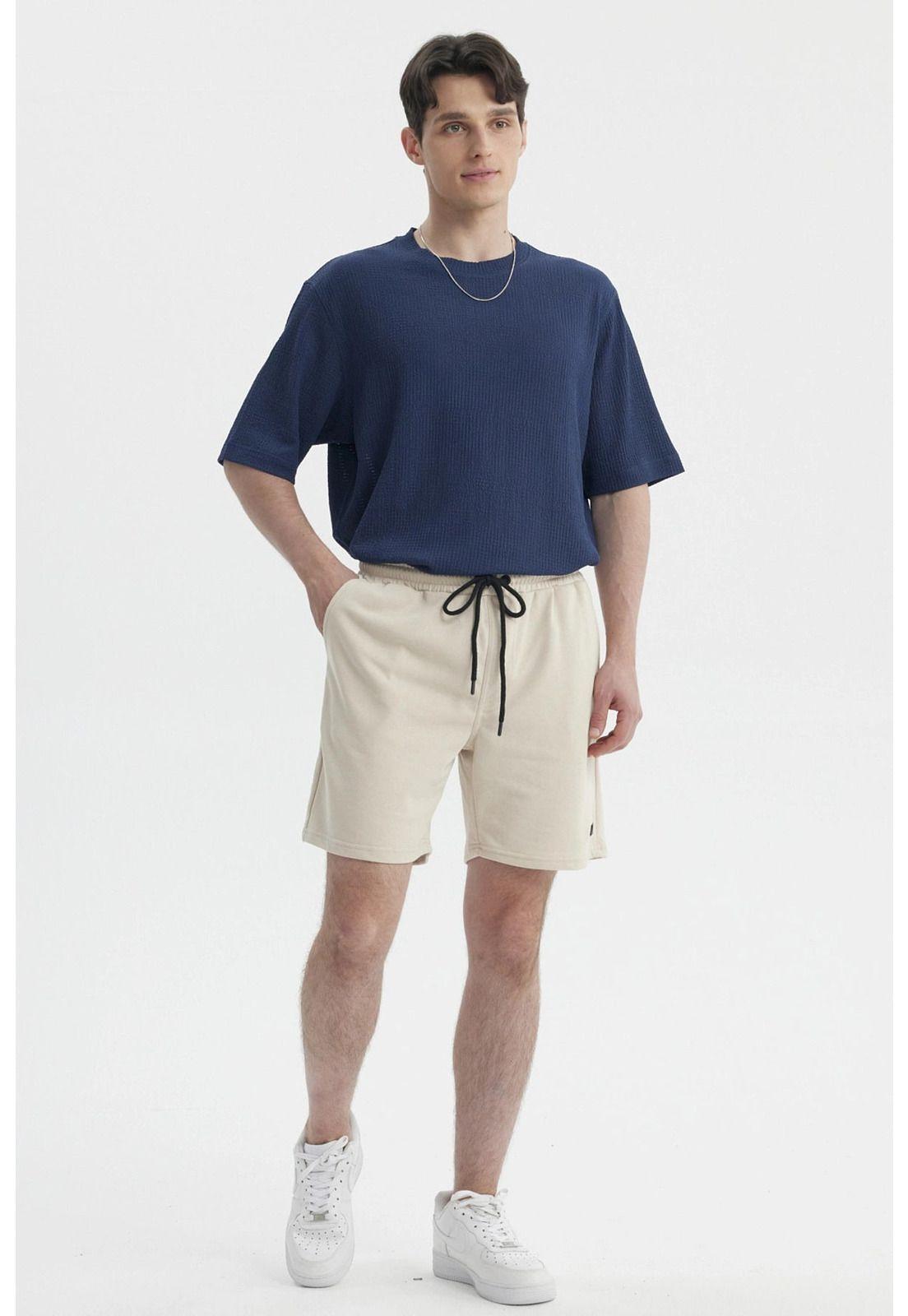 Bermuda Hombre Franela Rider Beige-3