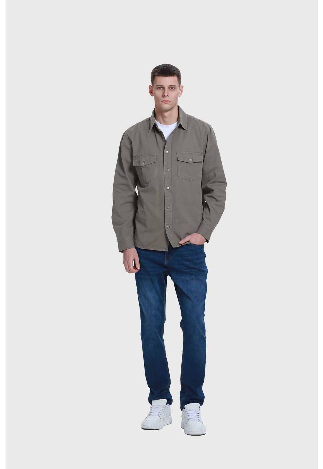 Camisa Hombre Verde - lll-3