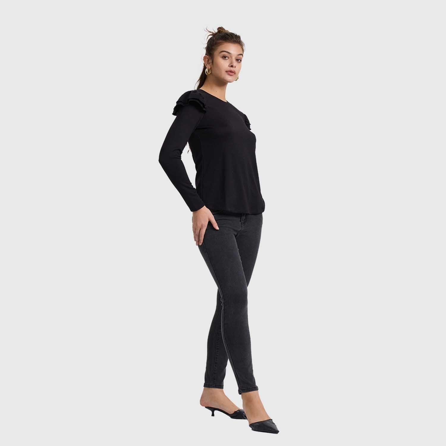 Sweater Mujer Casual Negro Fashion's Park-3