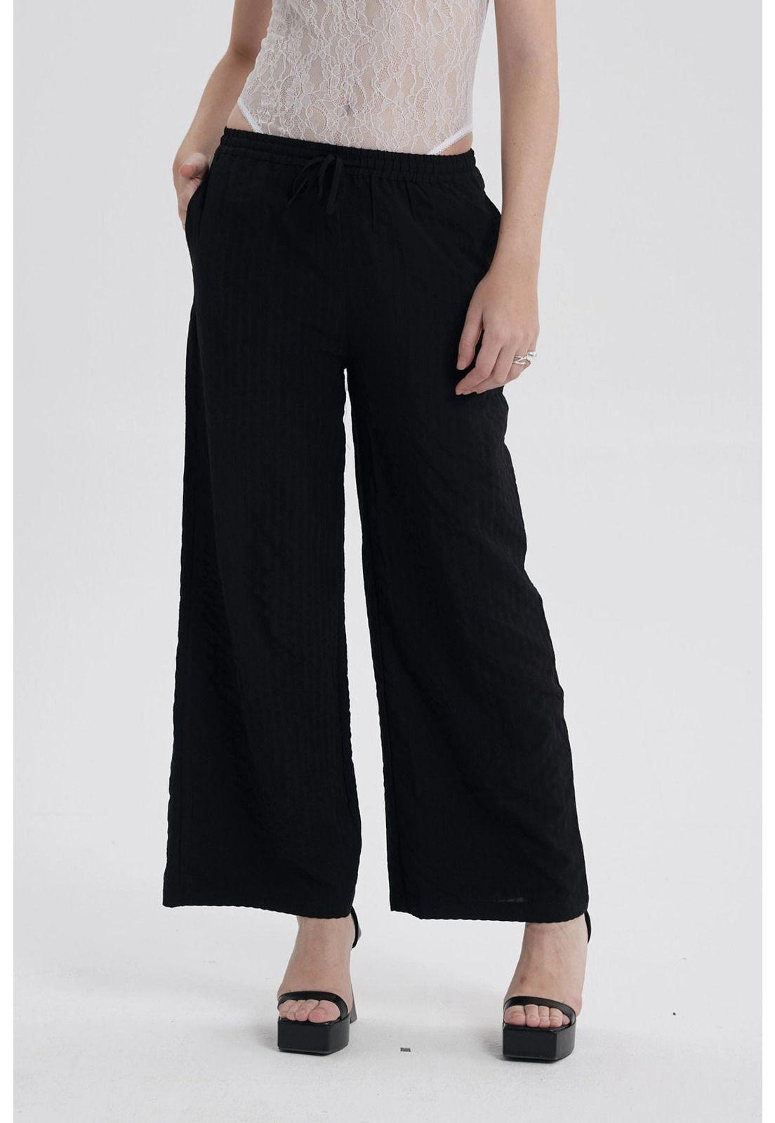 Pantalón Mujer Pretina Negro - ll-1
