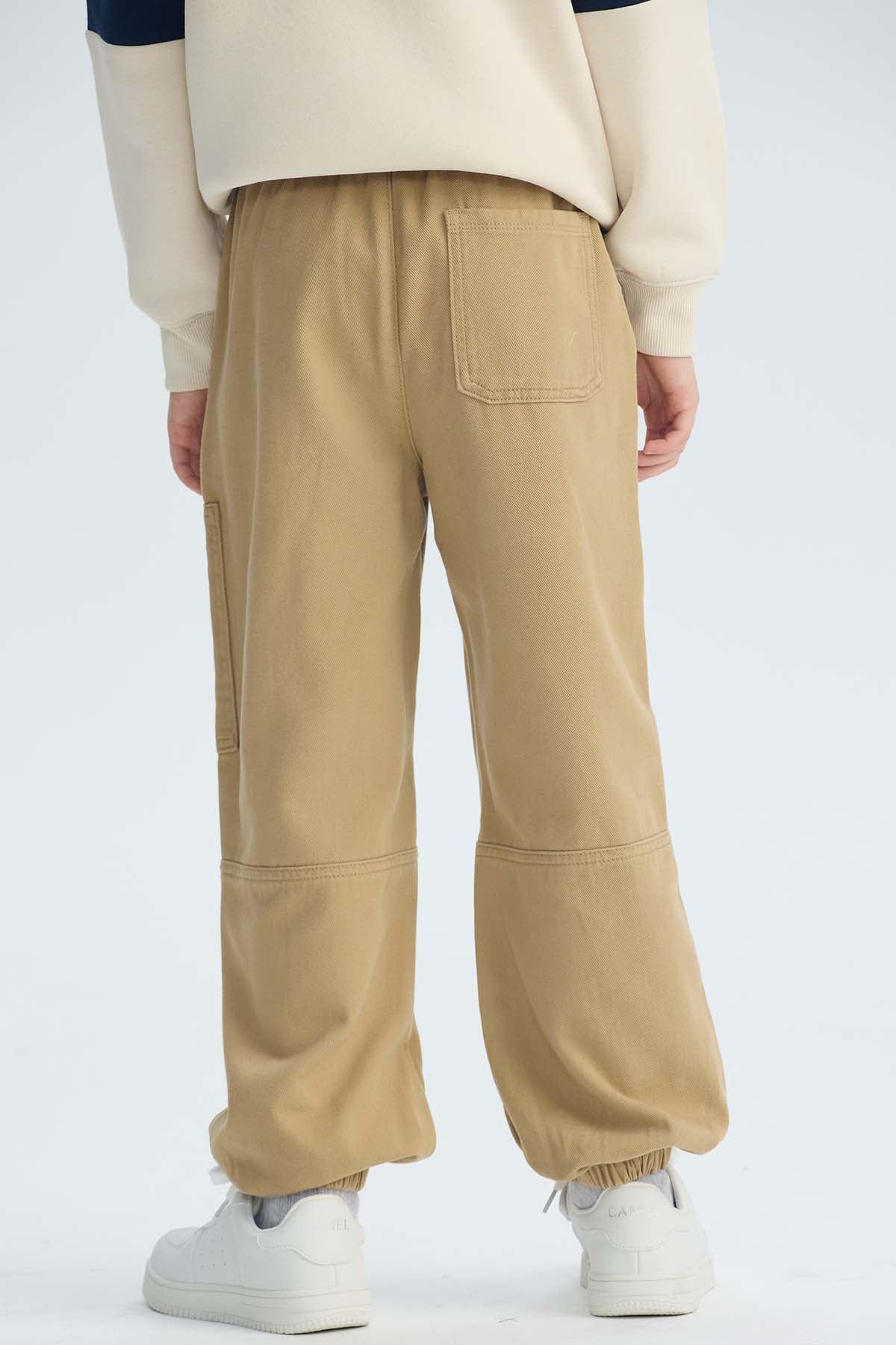 Pantalón Niño Jogger Kaki-1