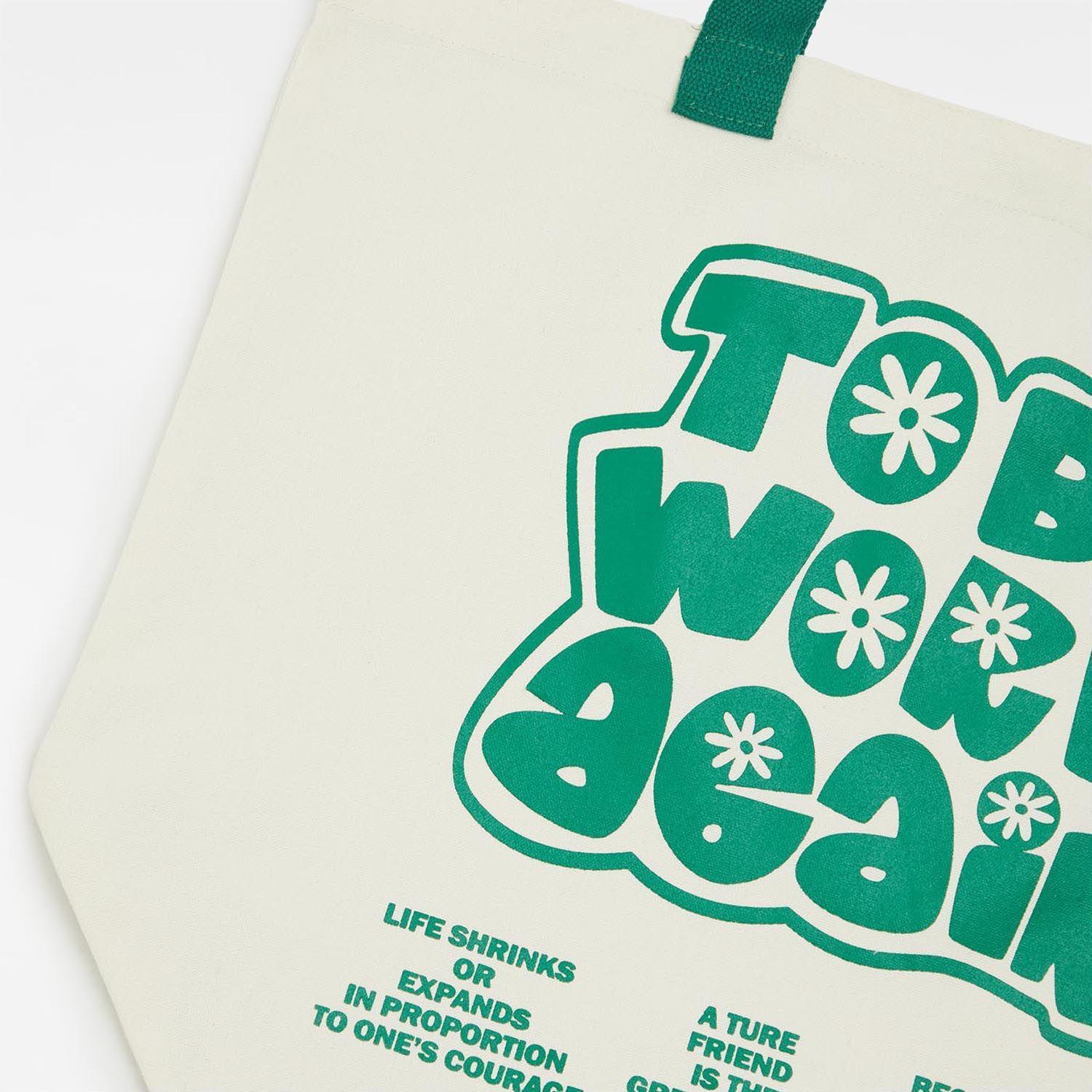 Bolsa Grande Print Verde-1