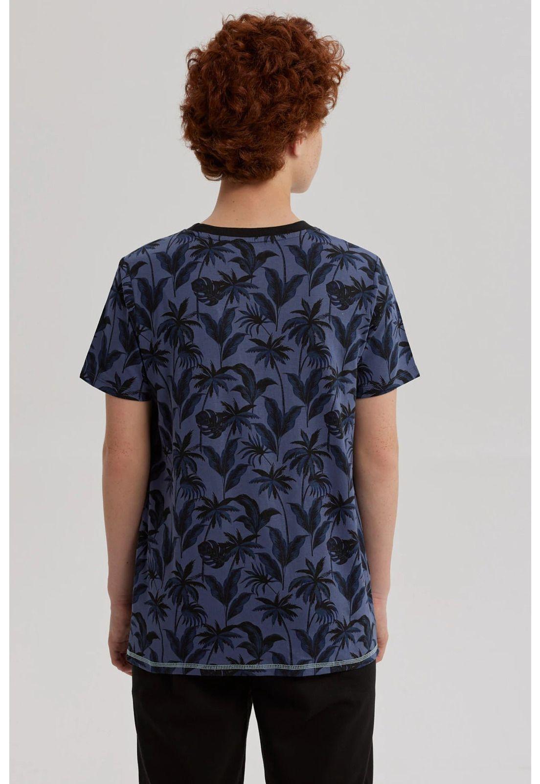 Polera Niño Full Print Y Estampado Azul-2