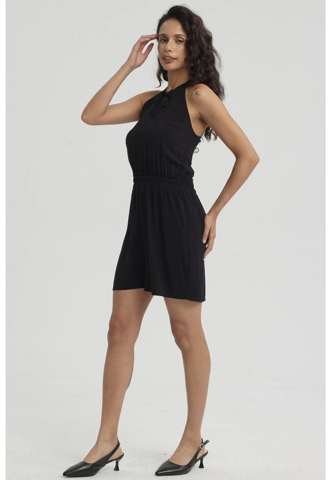 Enteritos Mujer Short Negro-3