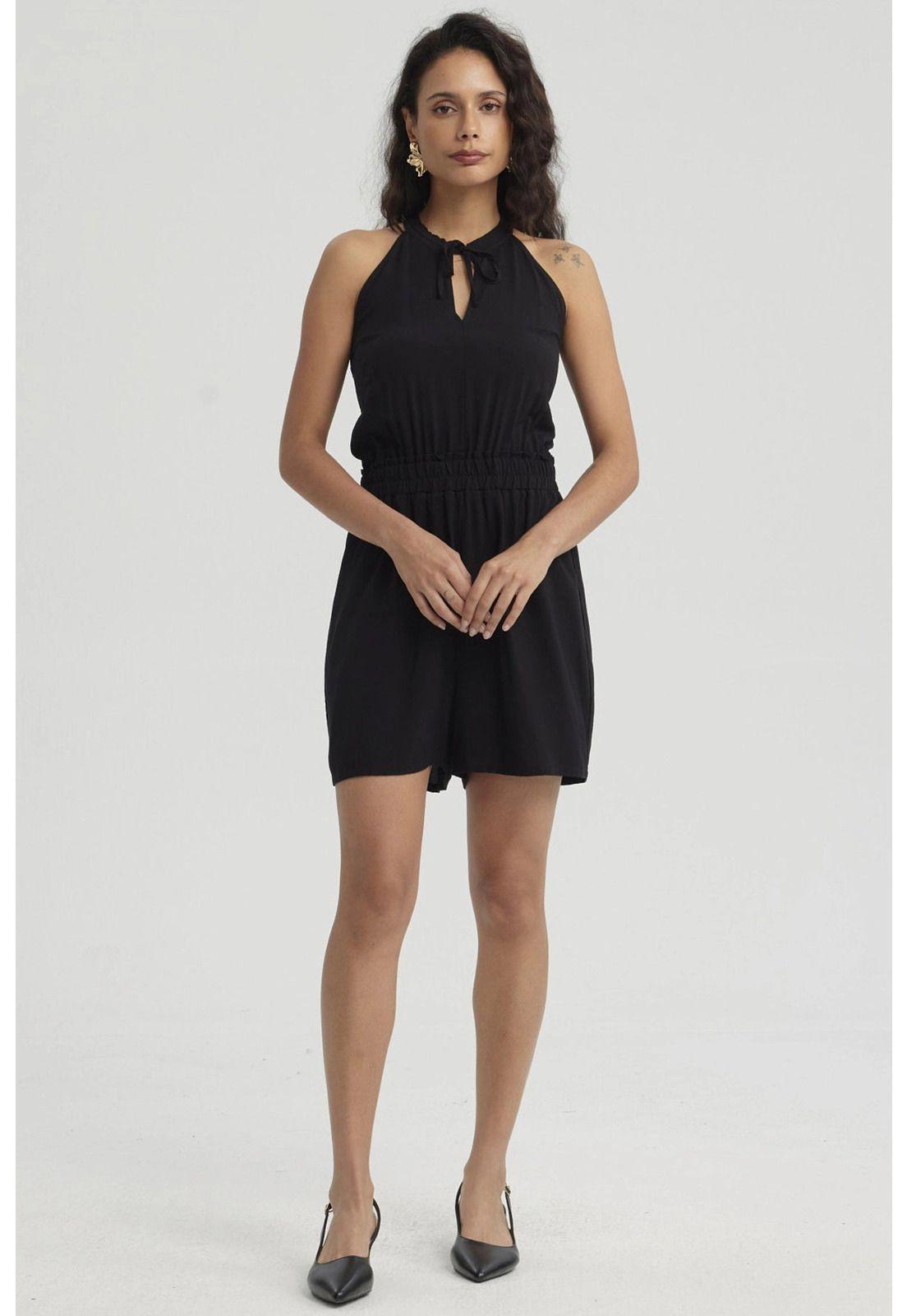 Enteritos Mujer Short Negro-4