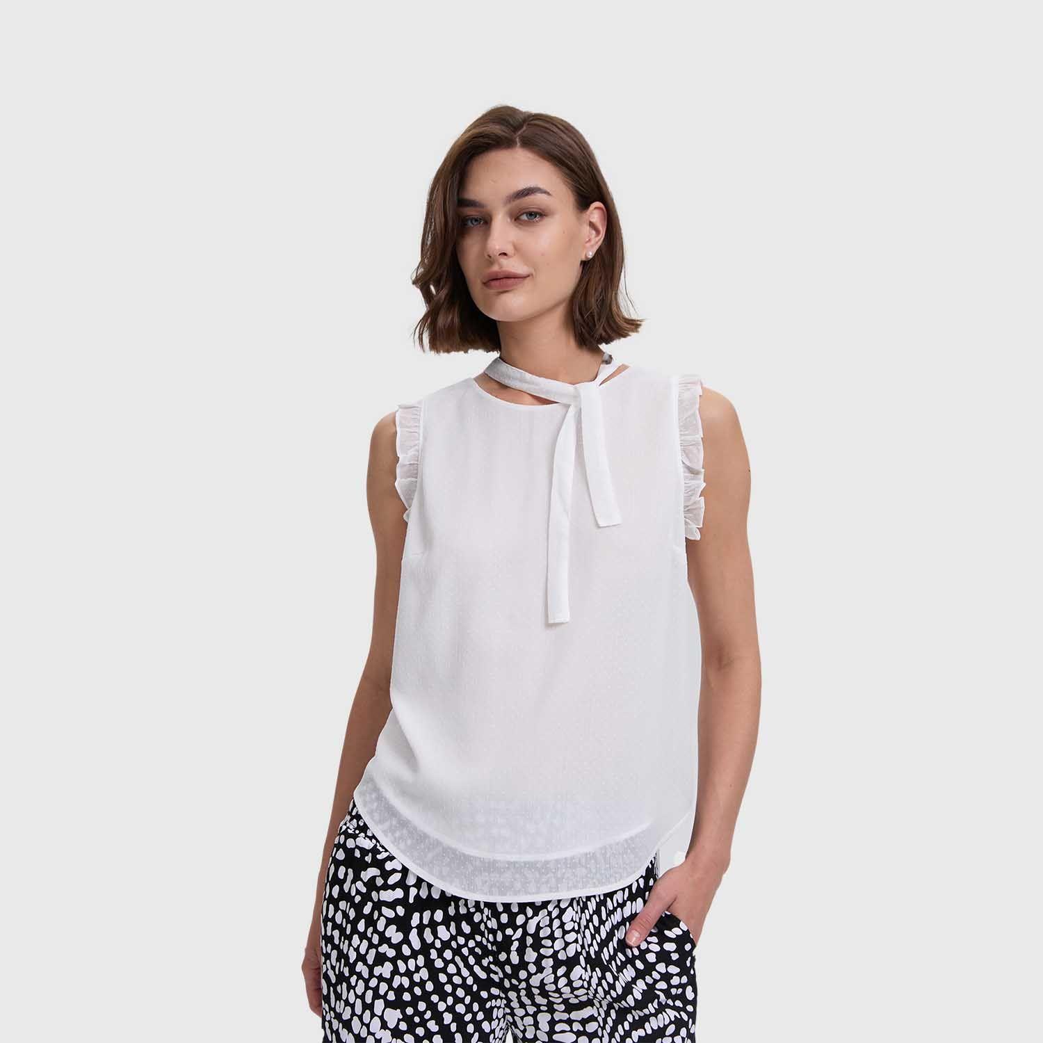 Blusa Mujer Aplicación Vuelo Crudo Fashion's Park-1
