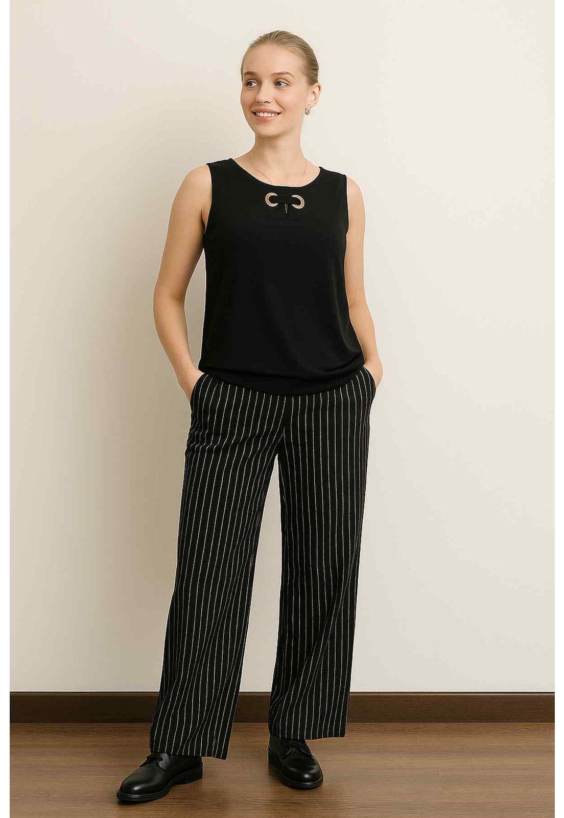 Blusa Mujer Ojetillo Negro-0
