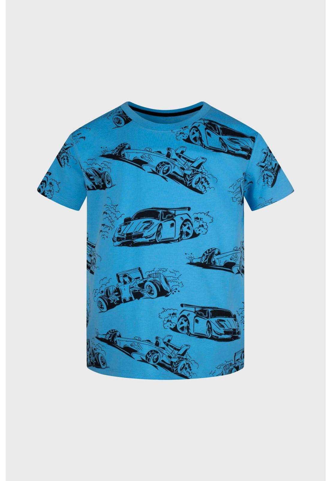 Polera Niño Bipack Gris Melange Claro-2