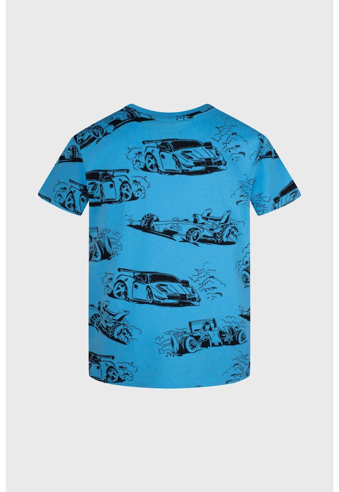 Polera Niño Bipack Gris Melange Claro-4