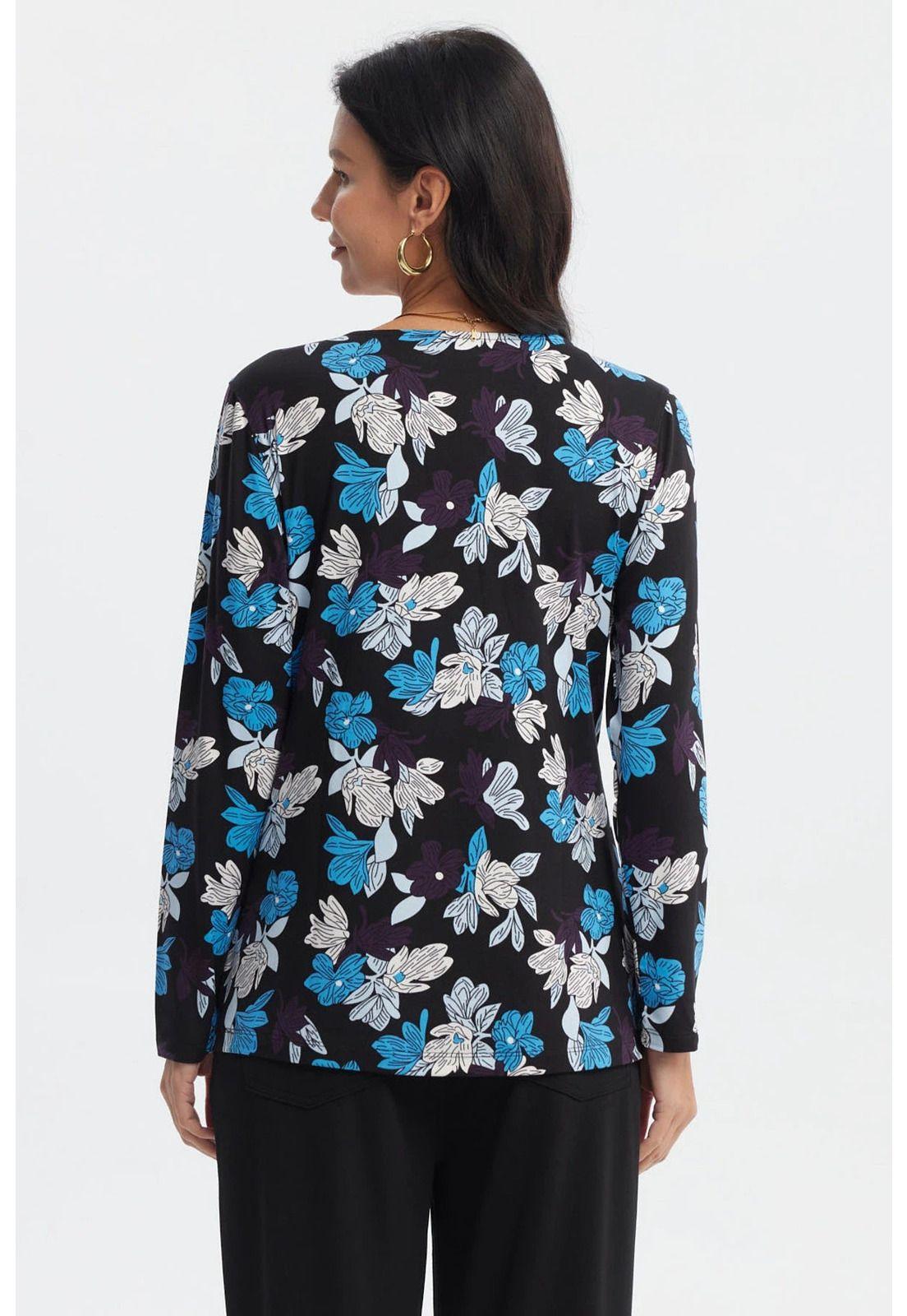 Polera Mujer Slim Negro- ll-2