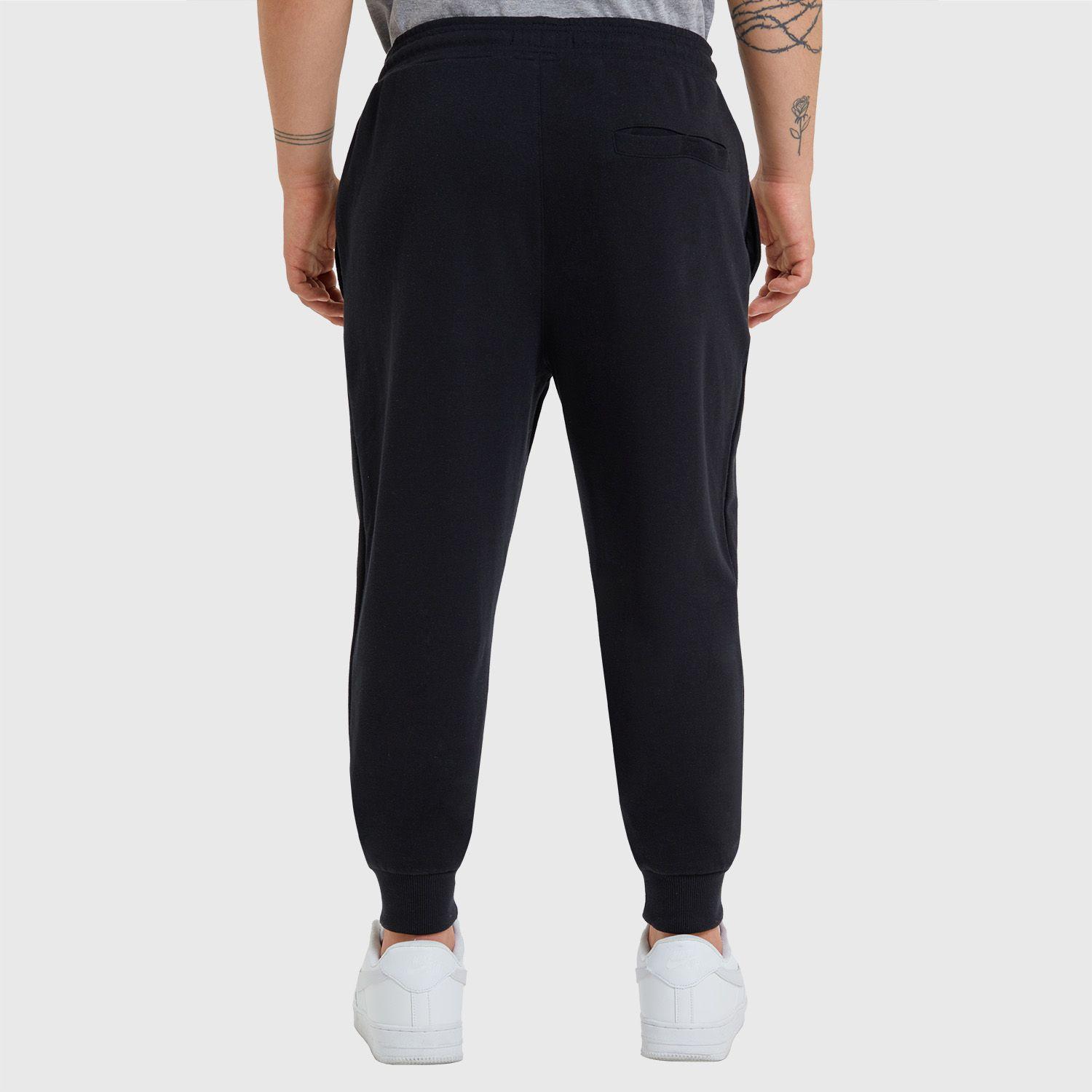 Pantalón Buzo Jogger Básico Negro Hombre-2