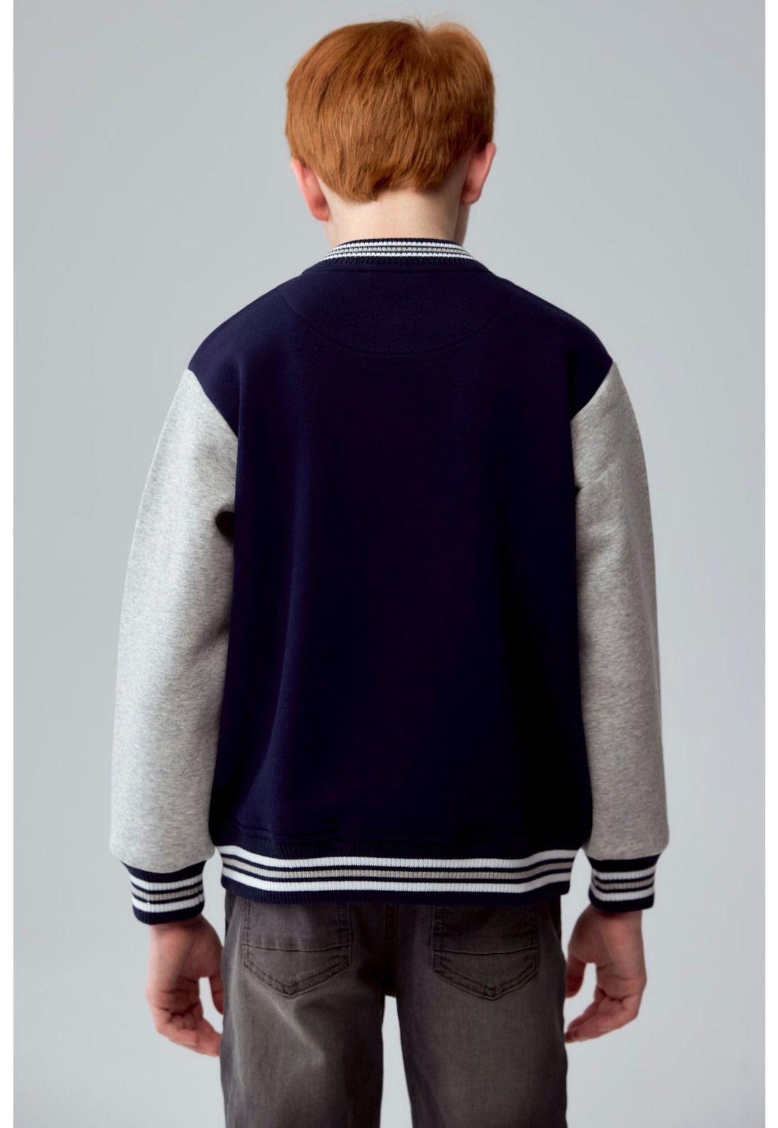 Chaqueta Niño Bomber Azul Oscuro - ll-2