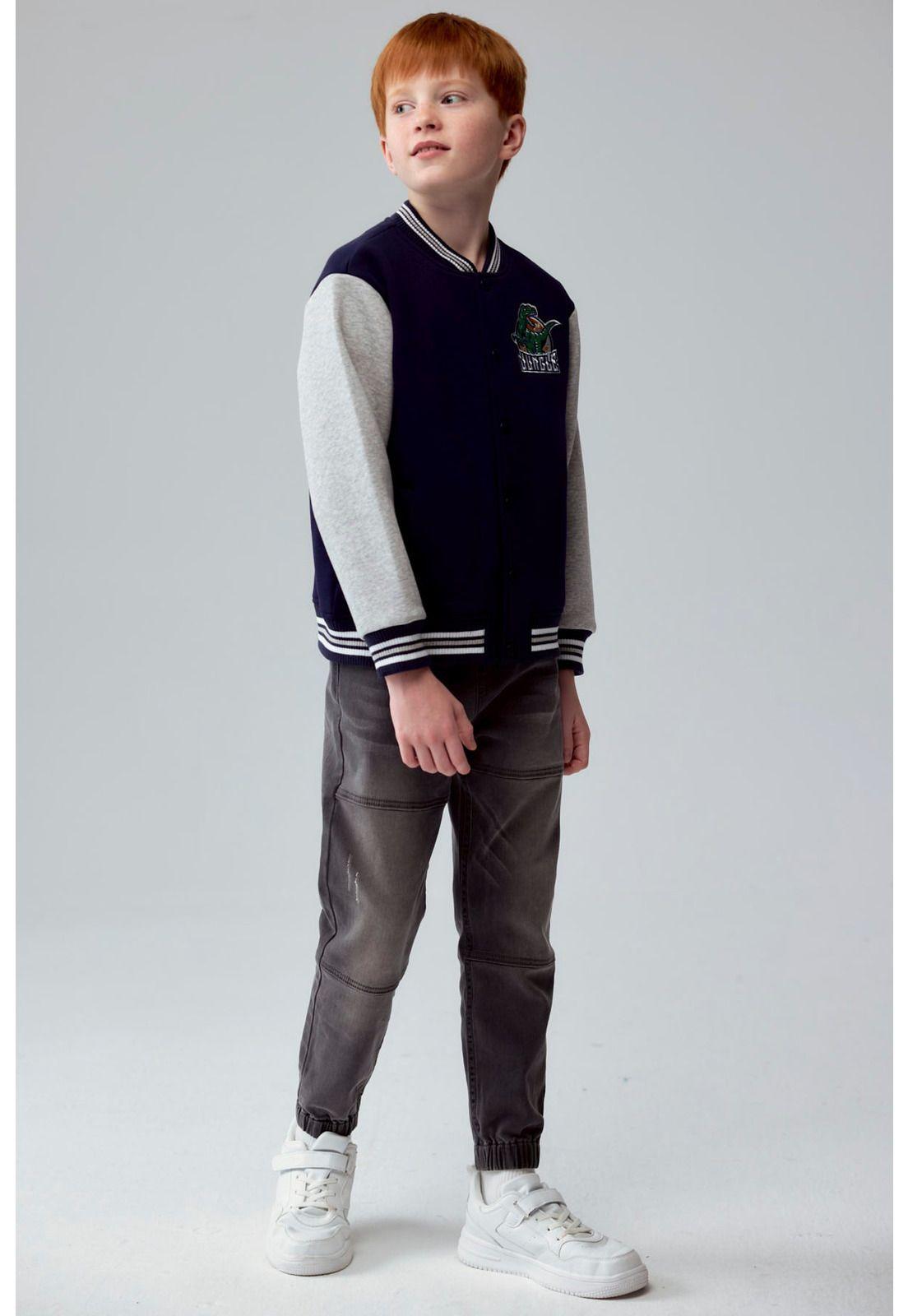 Chaqueta Niño Bomber Azul Oscuro - ll-3