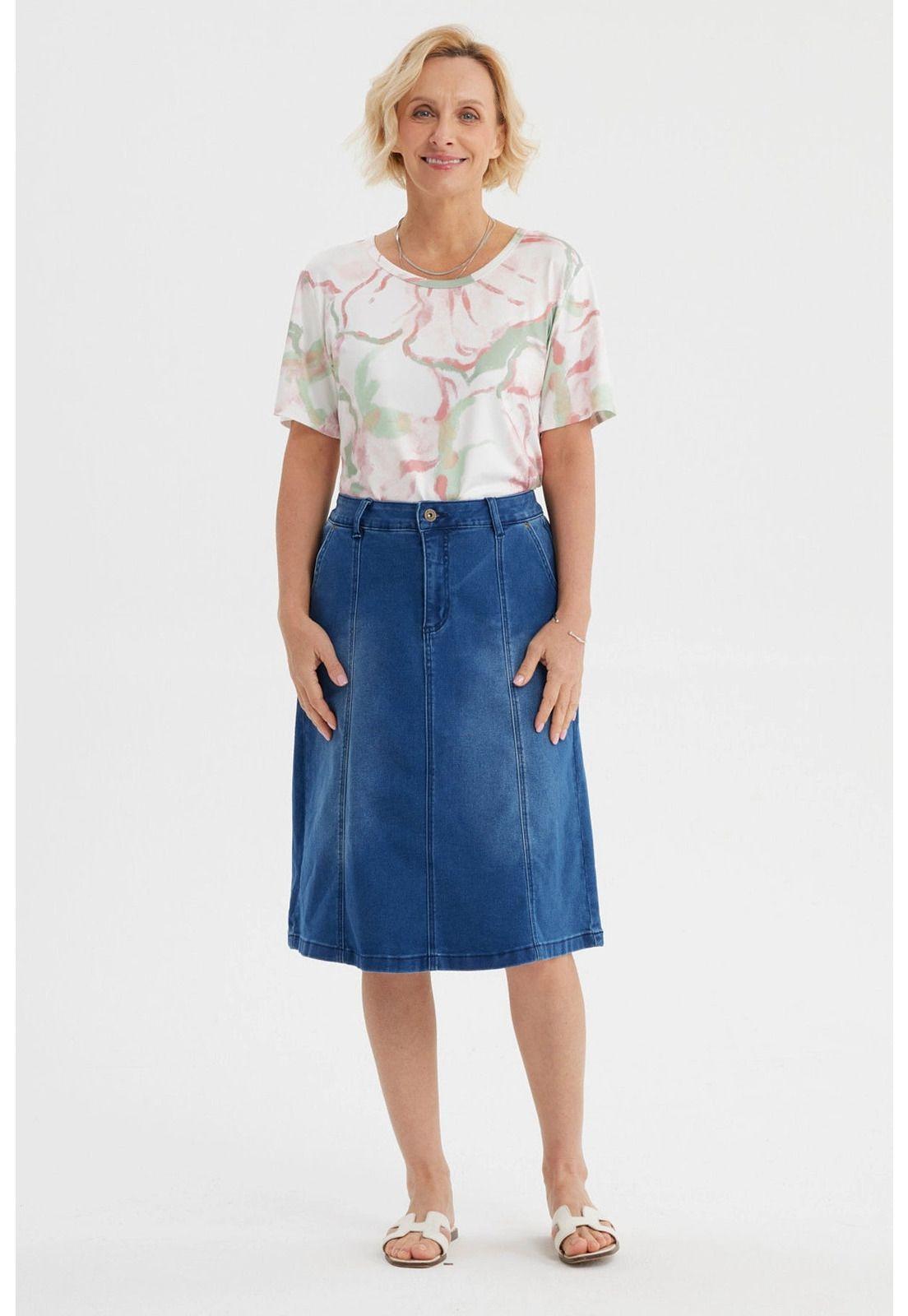 Falda Mujer Denim Azul- ll-3