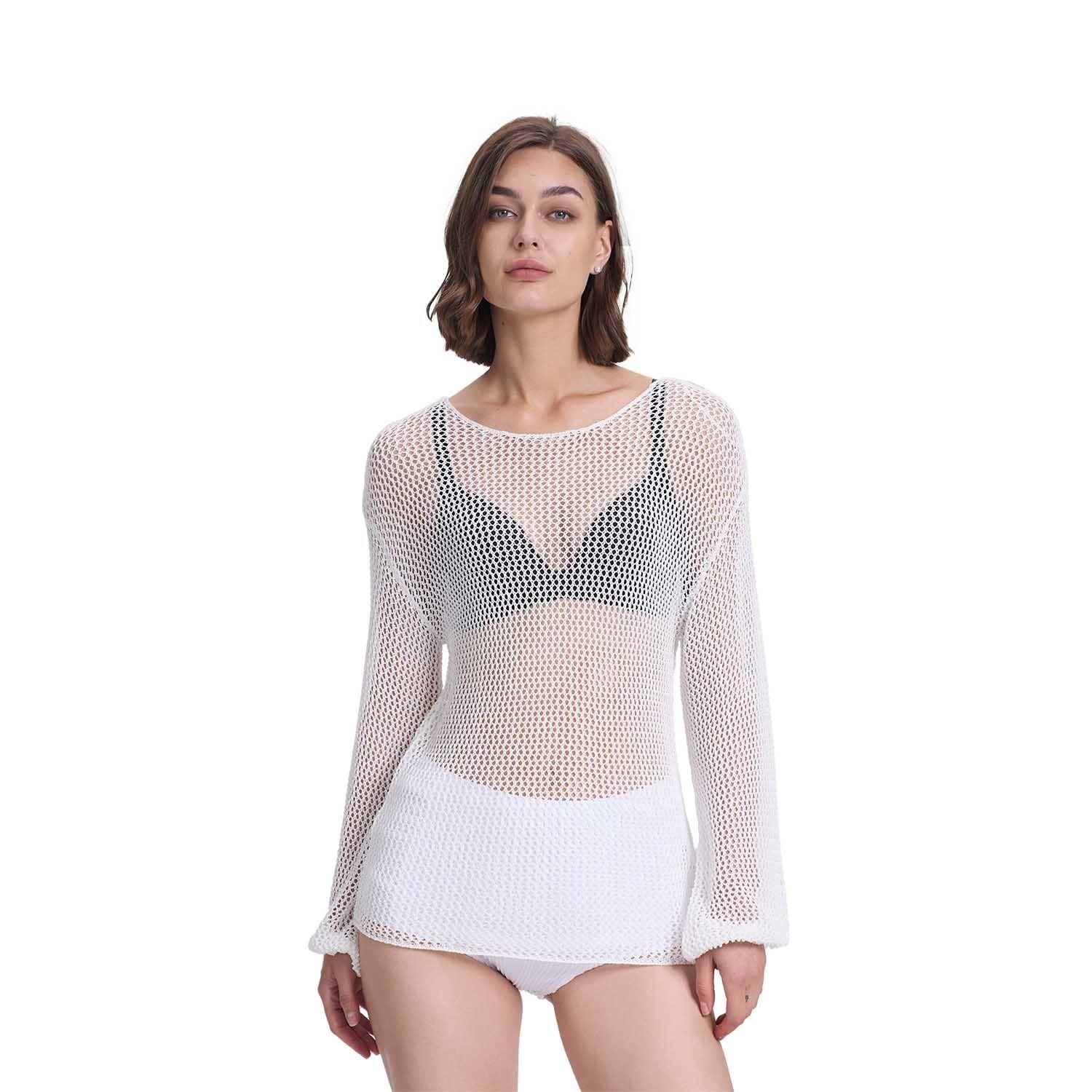 Polera Mujer Bote Calada Blanco Fashion's Park-0