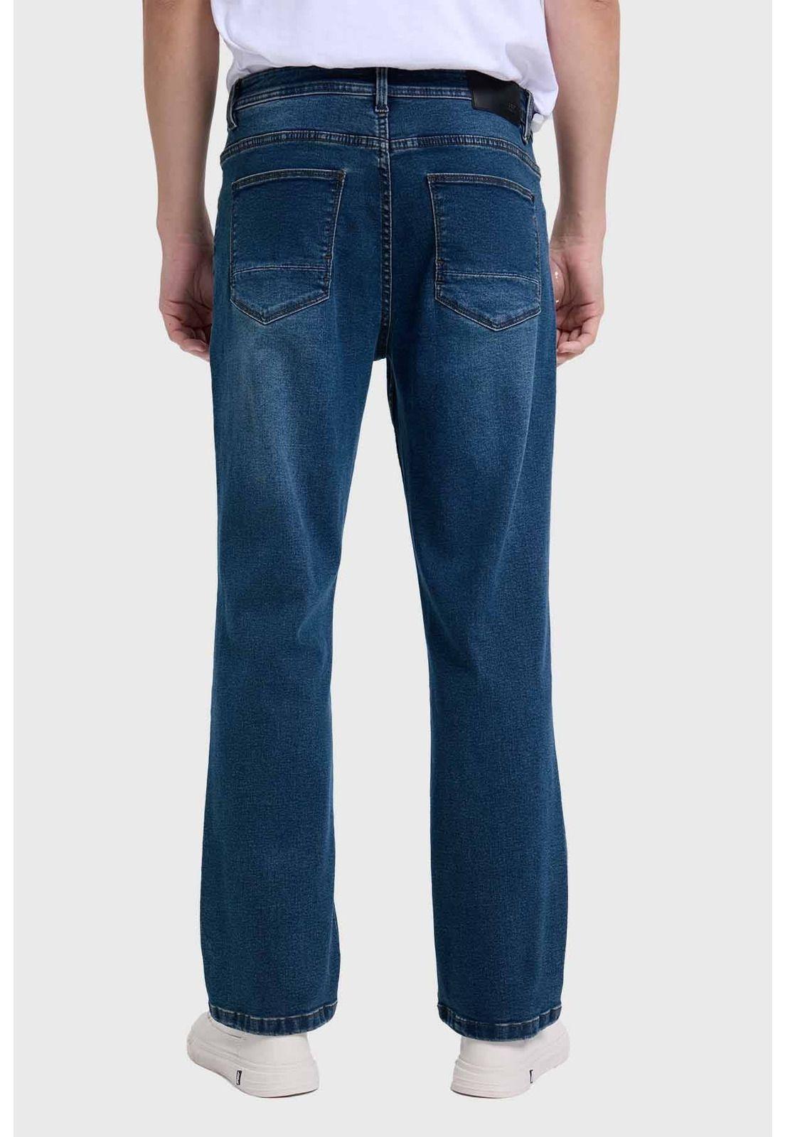 Jeans Hombre Straight Azul - lV-3