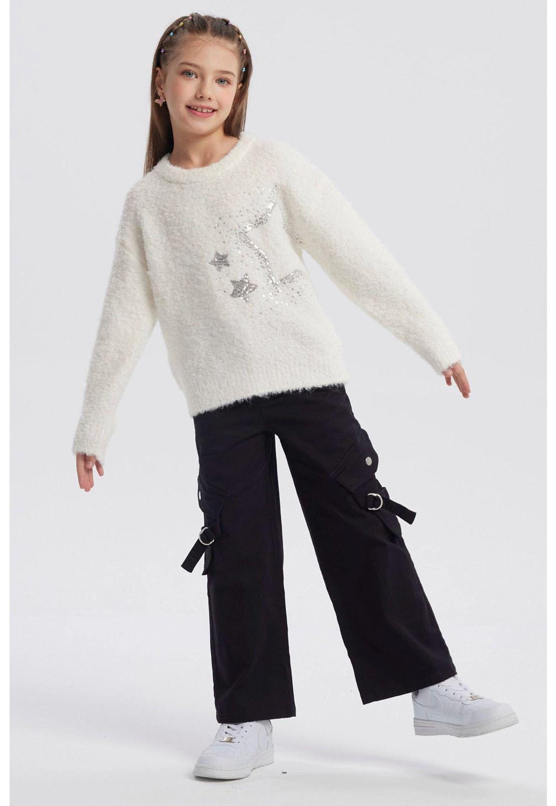 Sweater Niña Slim Crudo - ll-3