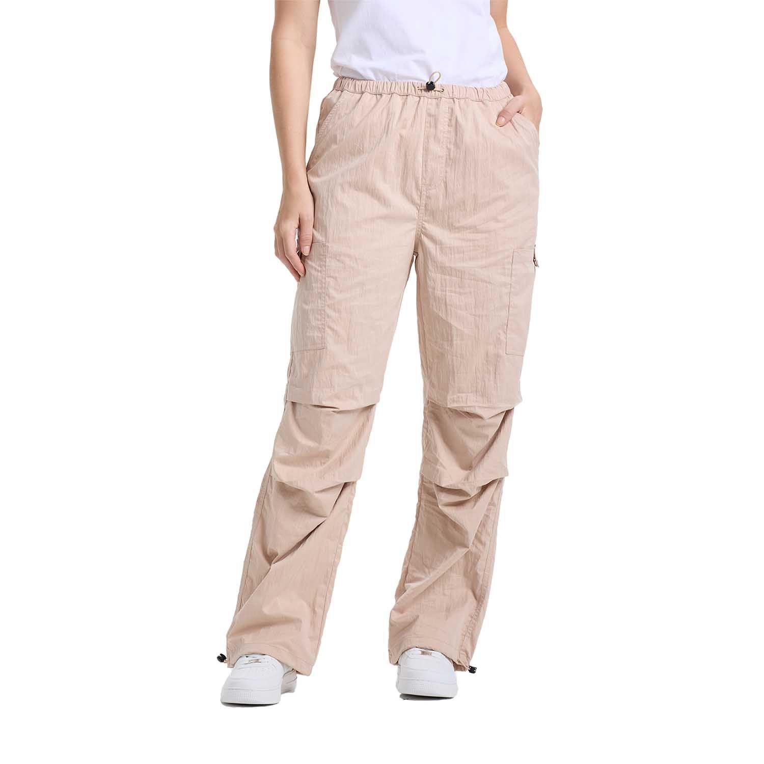 Pantalón Mujer Recogido Beige Claro Fashion's Park-0