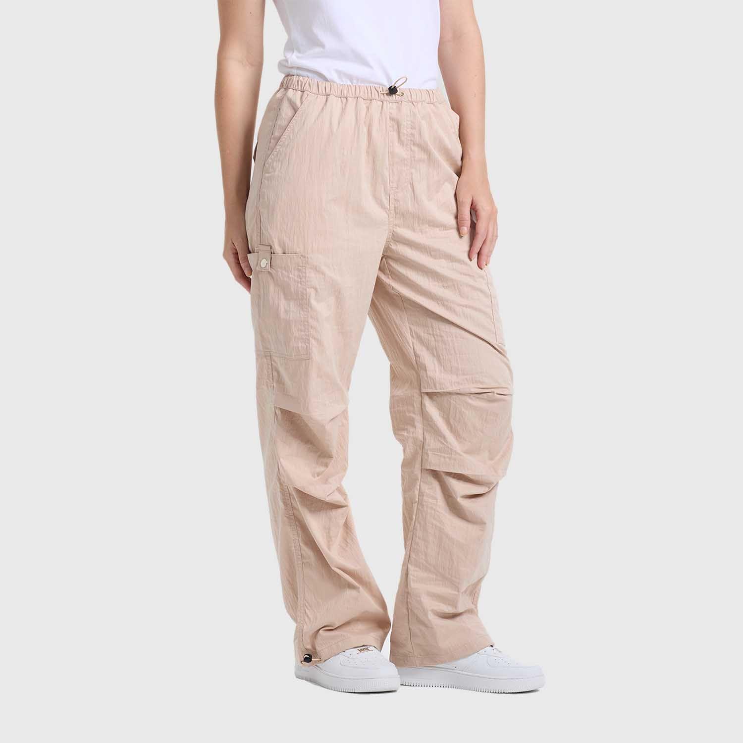 Pantalón Mujer Recogido Beige Claro Fashion's Park-1