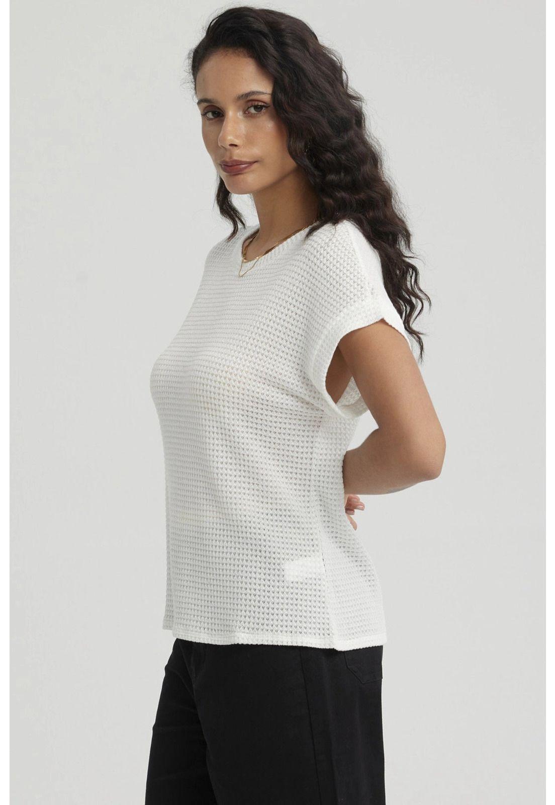 Polera Mujer Textura Crudo-3