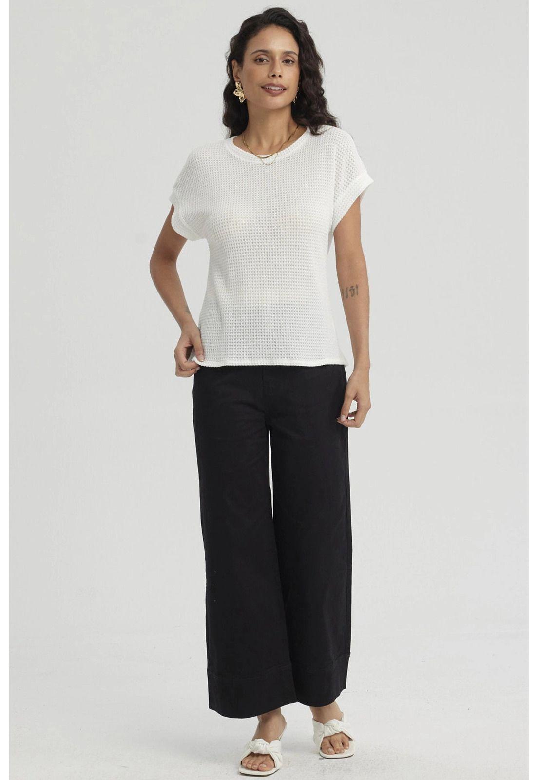 Polera Mujer Textura Crudo-7