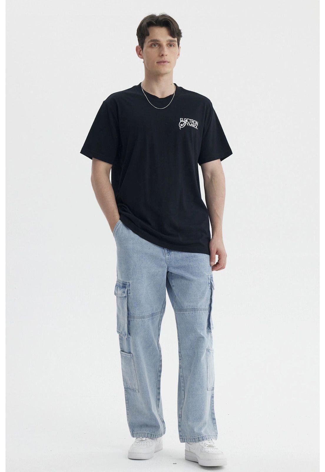 Polera Hombre Slim Negro- lV-3