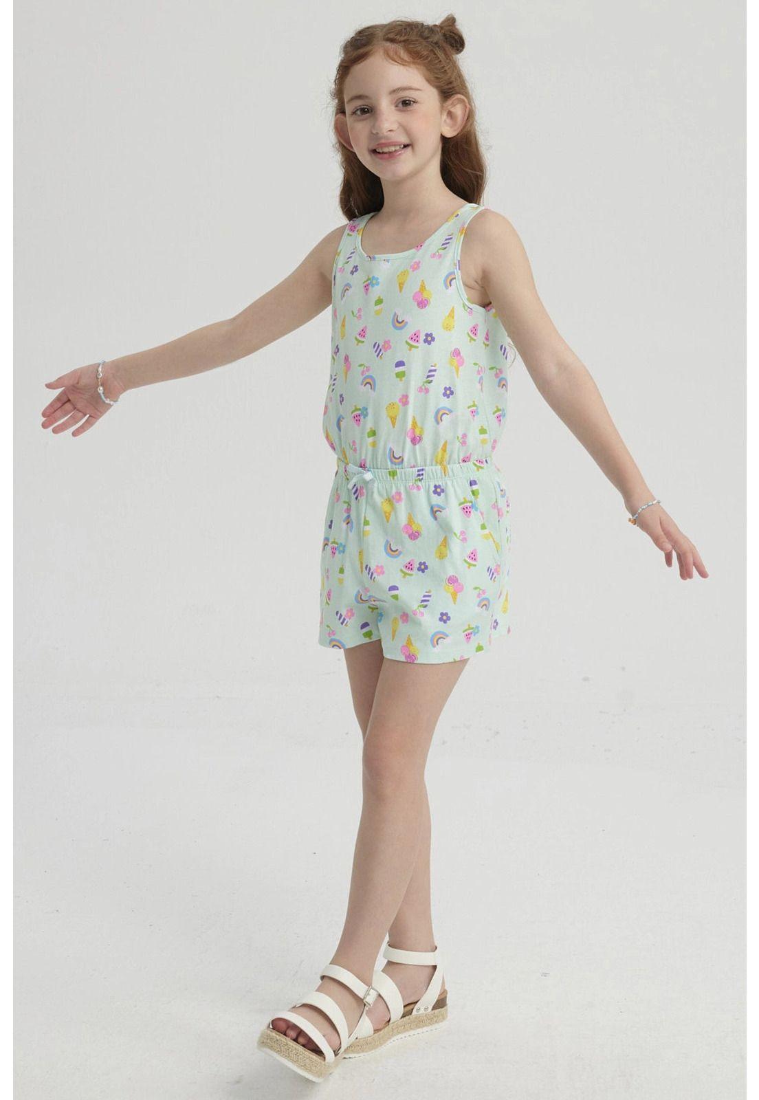 Enteritos Niña Toddler Básico Verde Claro-3