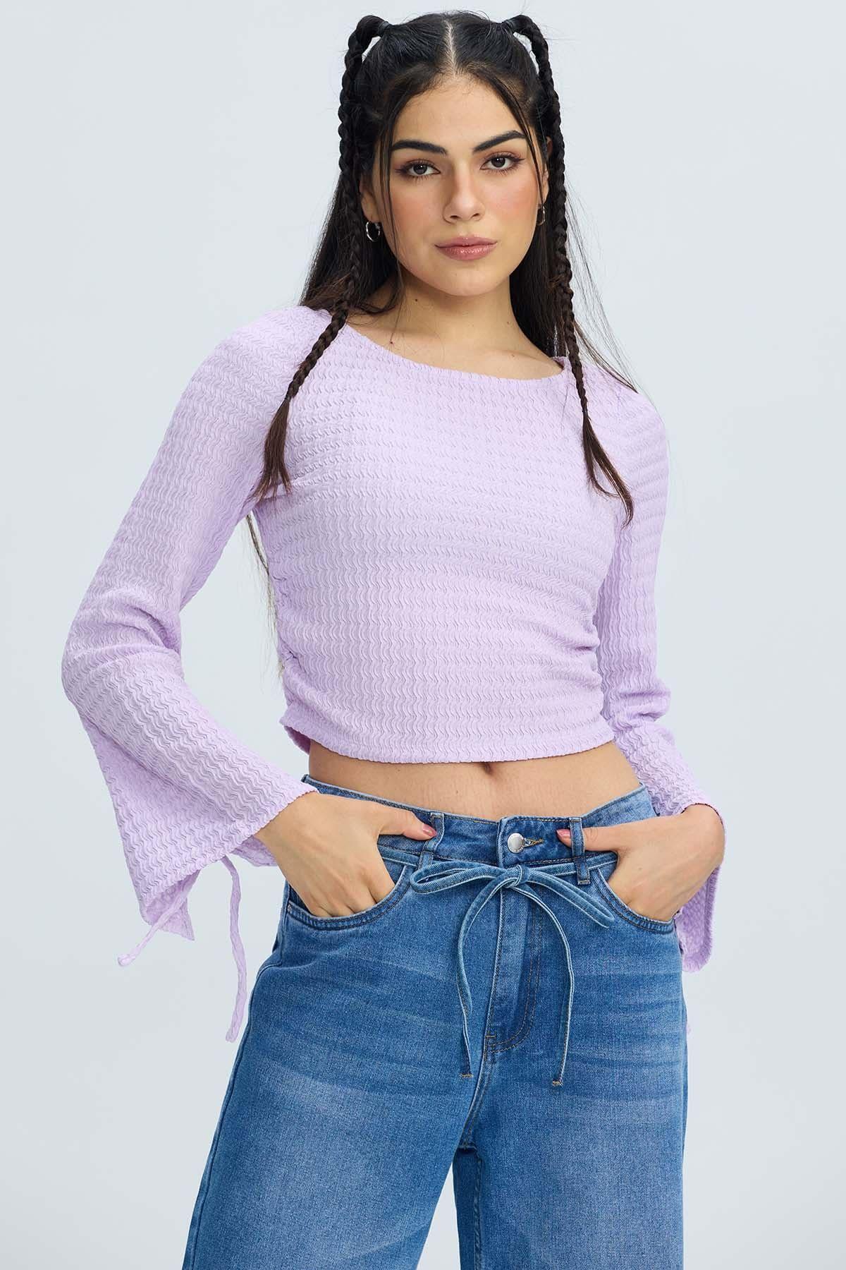 Polera Mujer Tiras Palo Rosa-0