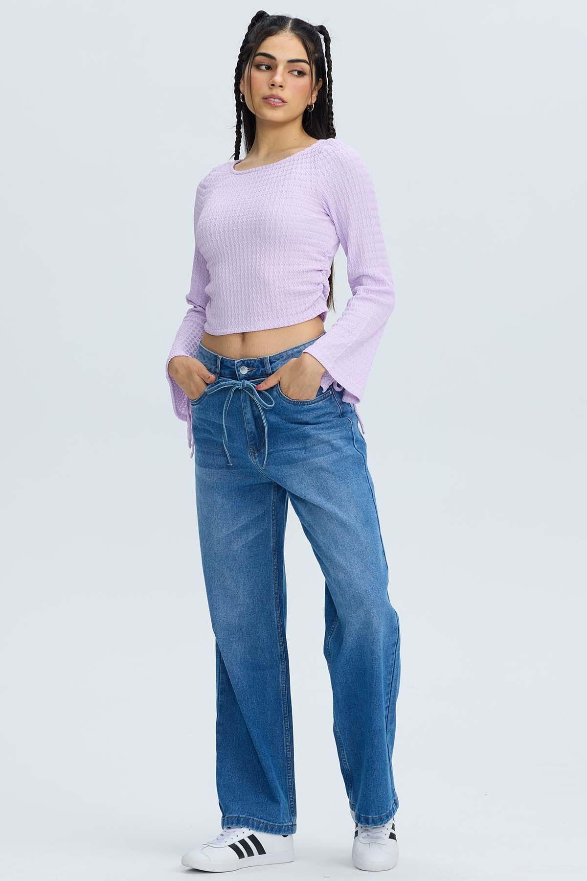 Polera Mujer Tiras Palo Rosa-3