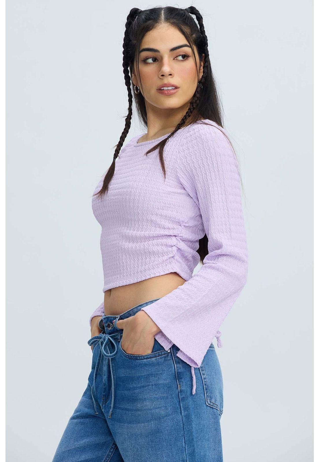 Polera Mujer Tiras Palo Rosa-1