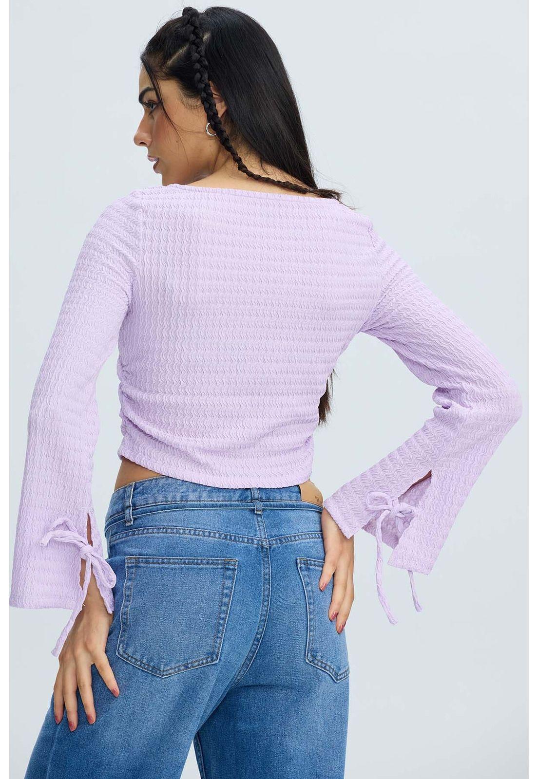 Polera Mujer Tiras Palo Rosa-2