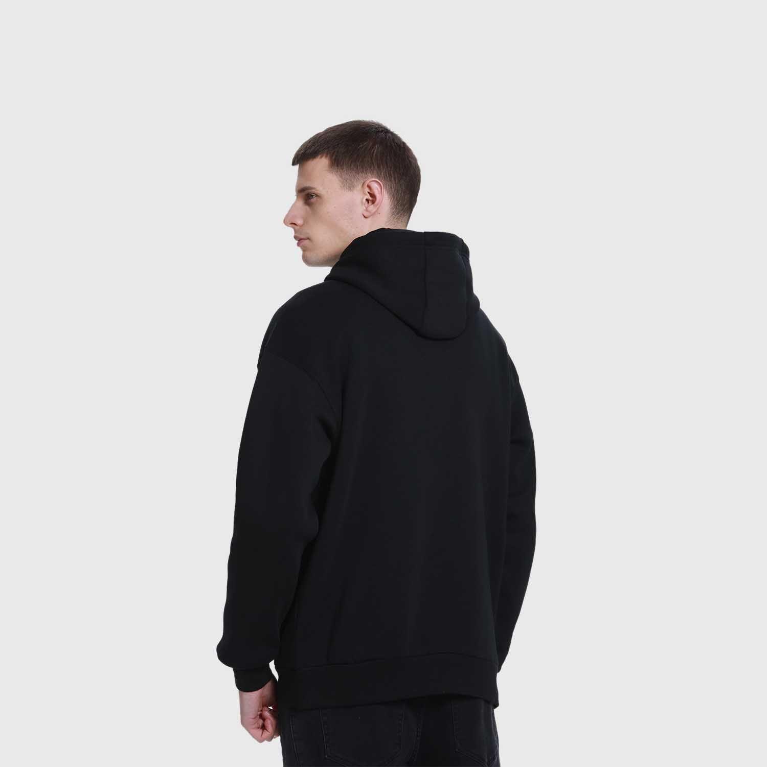 Polerón Hombre Print College Negro Iv Fsp Fashion's Park-2