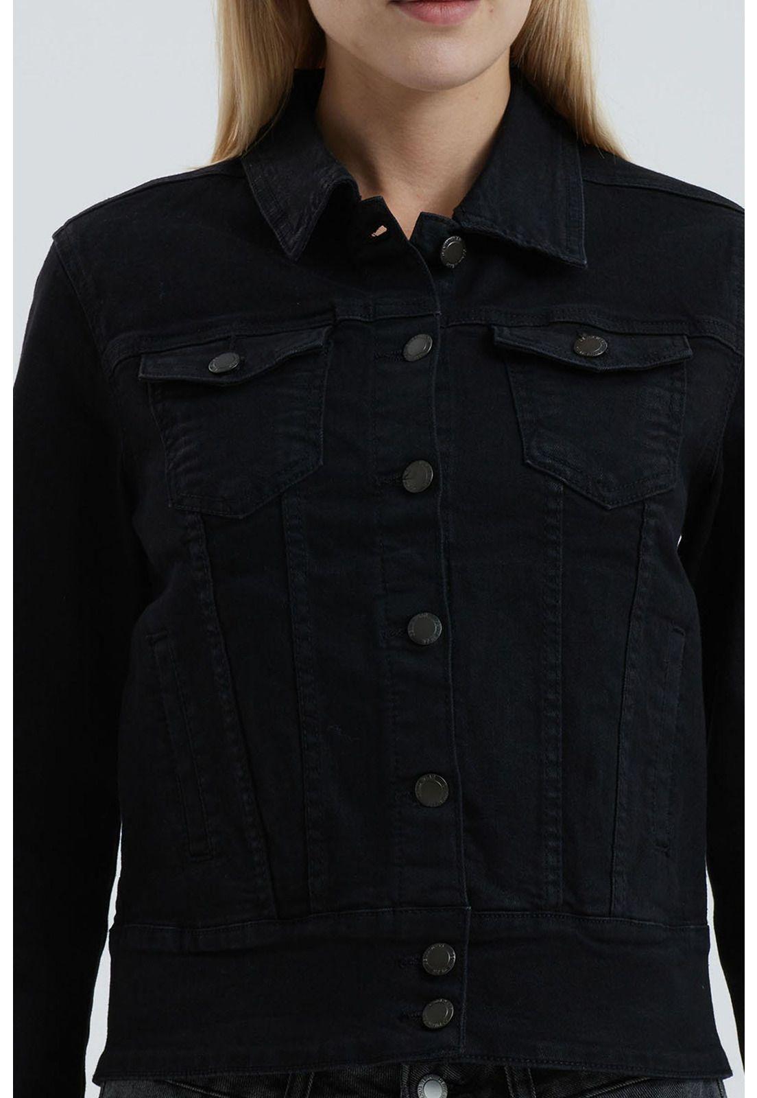 Chaqueta Mujer Clásica Negro - lll-3