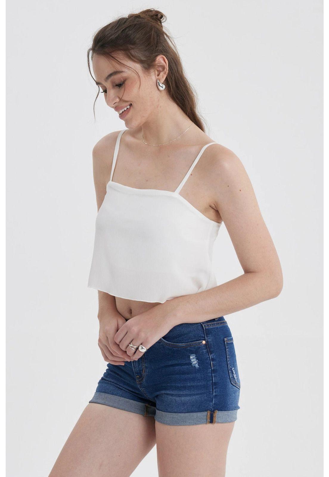 Peto Mujer Pabilo Bicapa Blanco-1