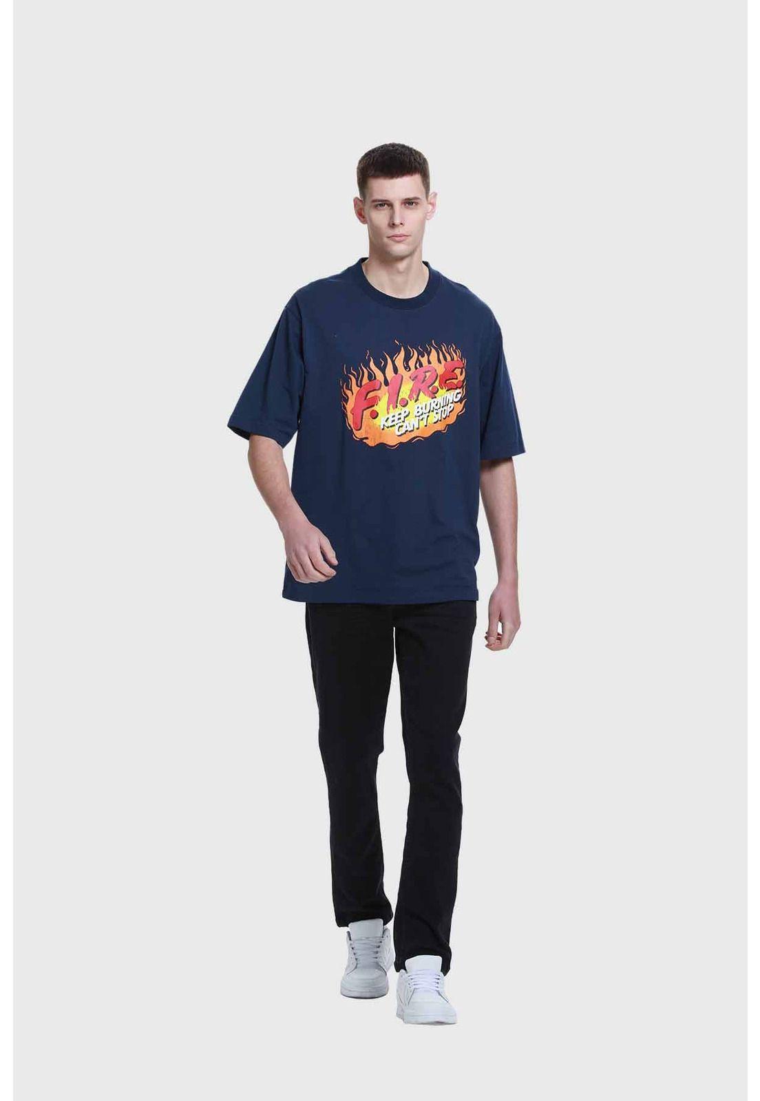 Polera Hombre Azul-3