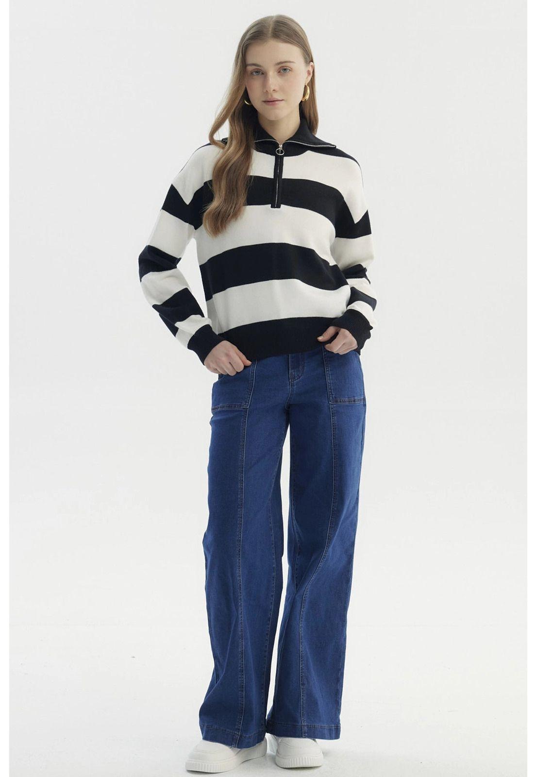 Sweater Mujer Juvenil Negro - Vlll-3