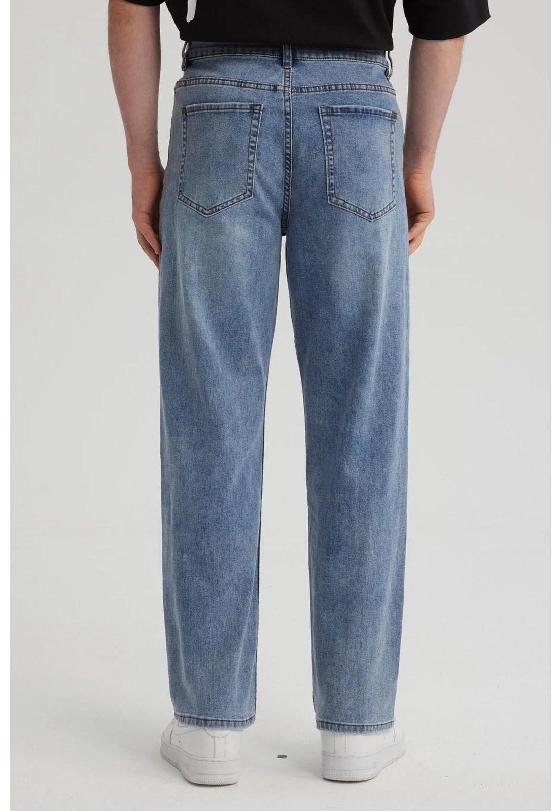 Jeans Hombre Slim Clásico Azul-6