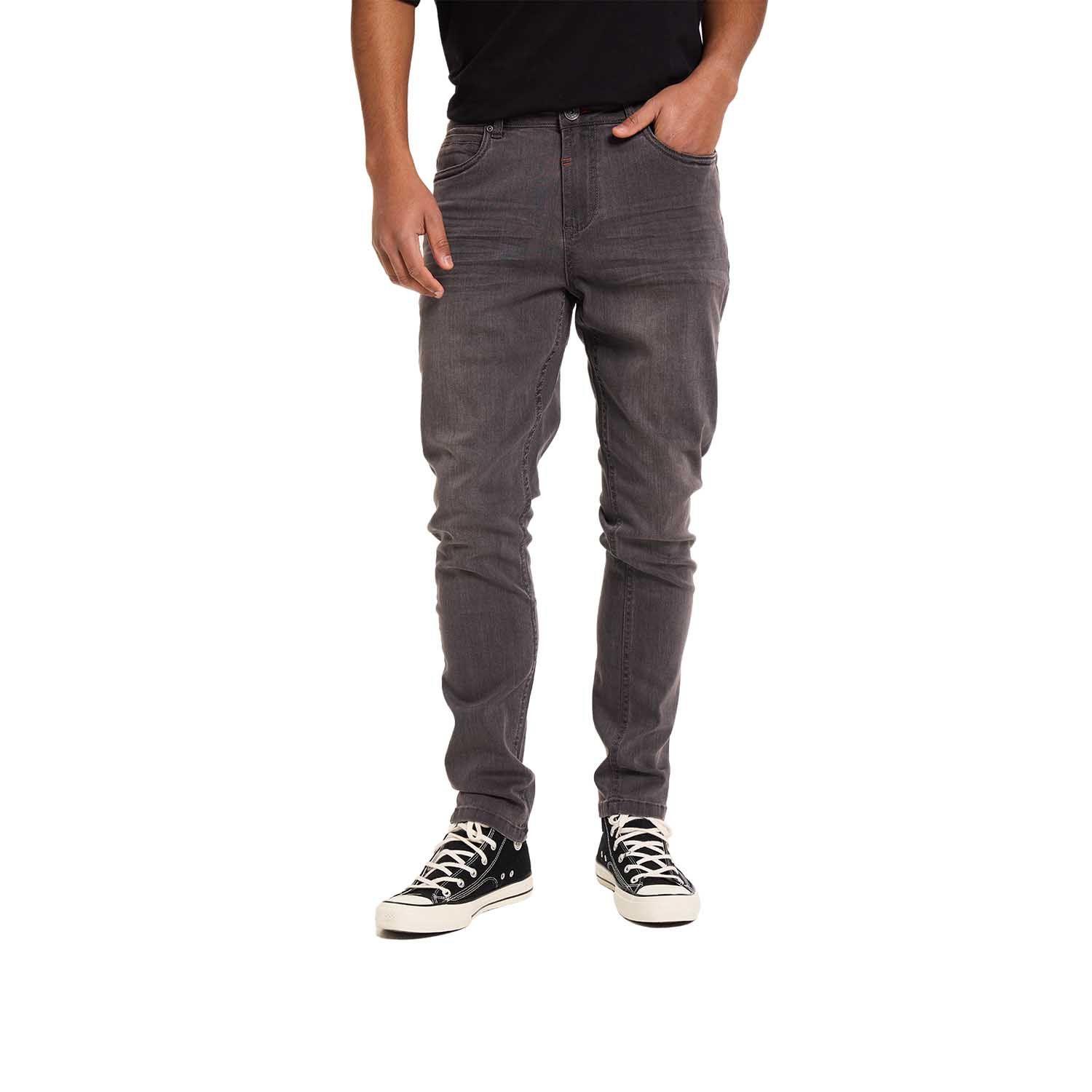 Jeans Hombre Skinny 101 Gris Oscuro Fsp V-0