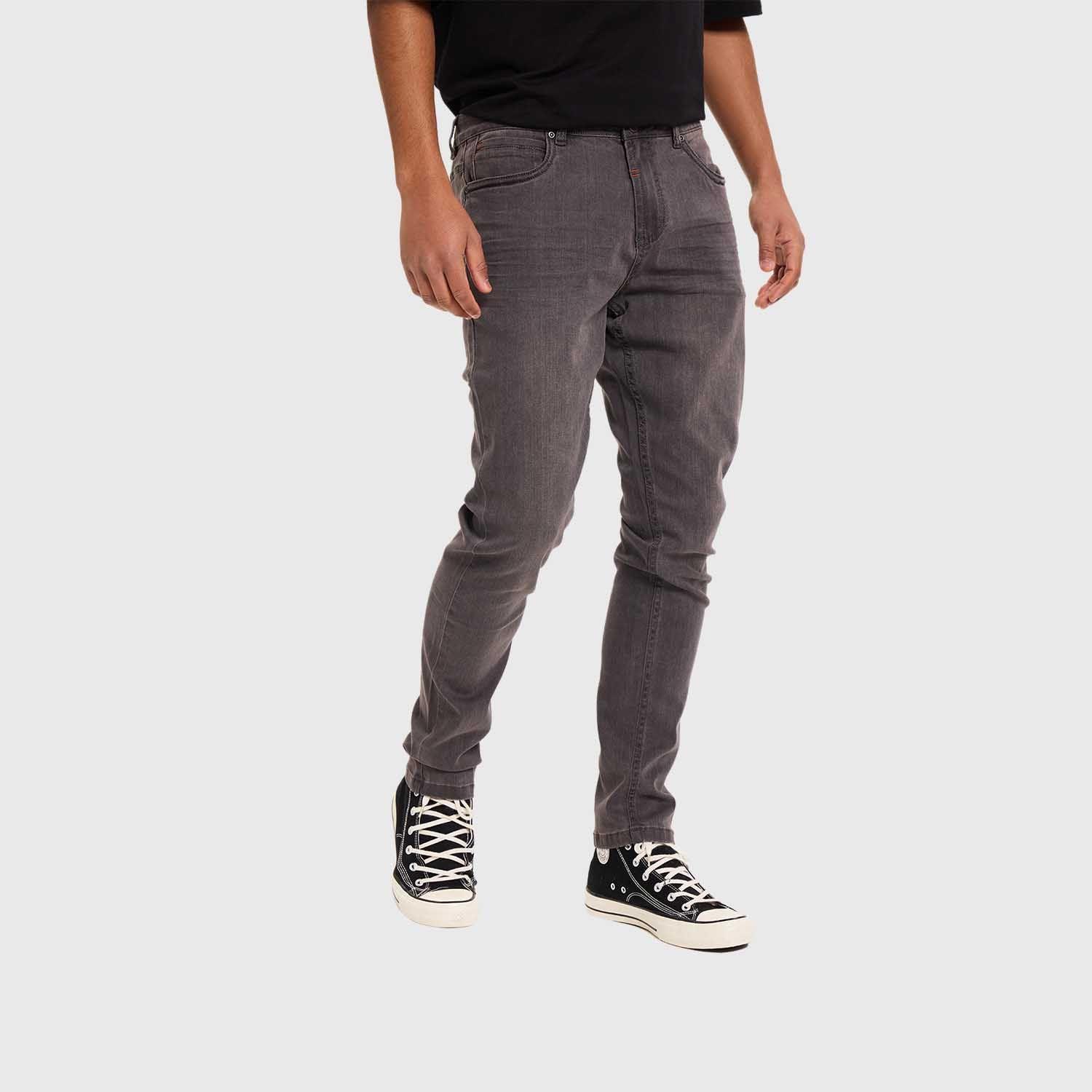 Jeans Hombre Skinny 101 Gris Oscuro Fsp V-1