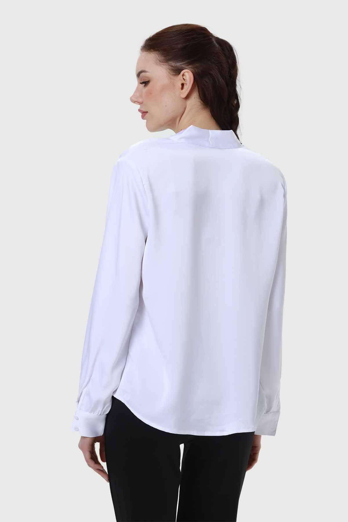 Blusa Mujer Animal Print Blanco-2