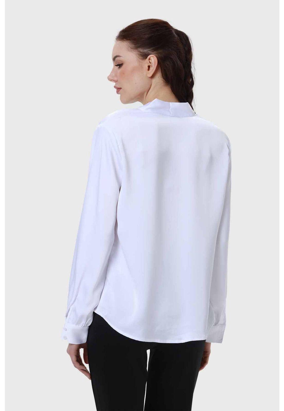 Blusa Mujer Animal Print Blanco-2