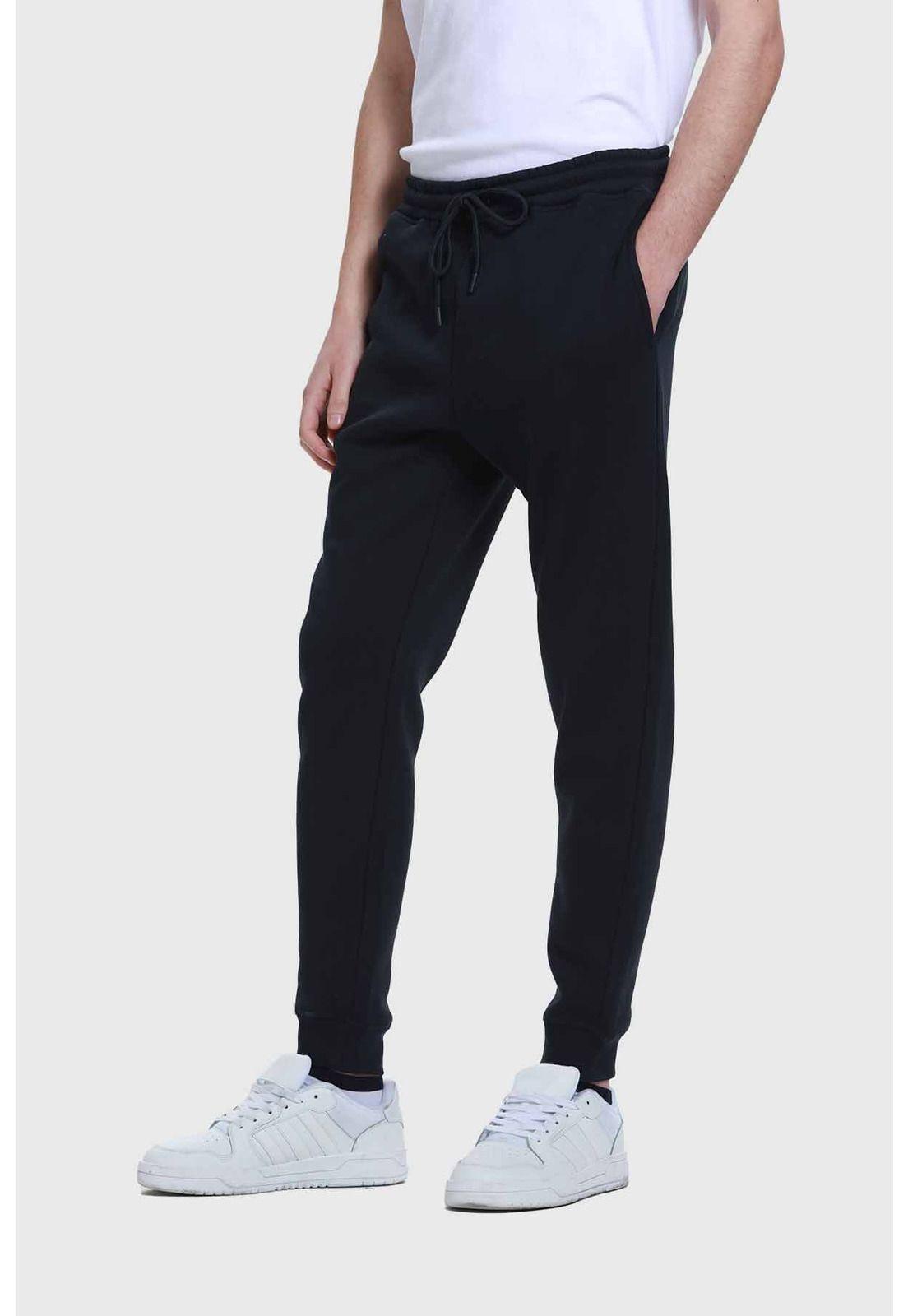Pantalón Buzo Escolar Hombre Jogger Azul-1