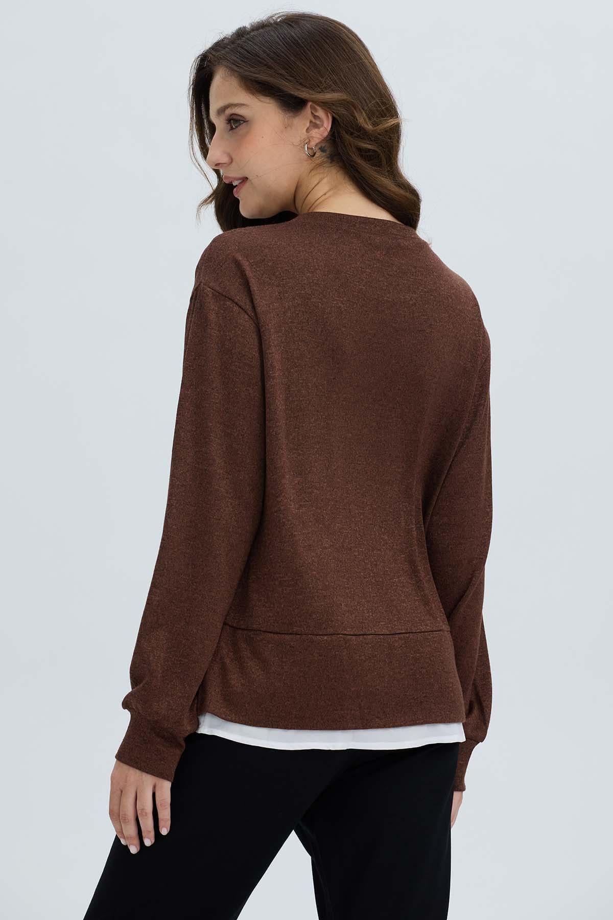 Sweater Mujer Basta Cafe Oscuro-2