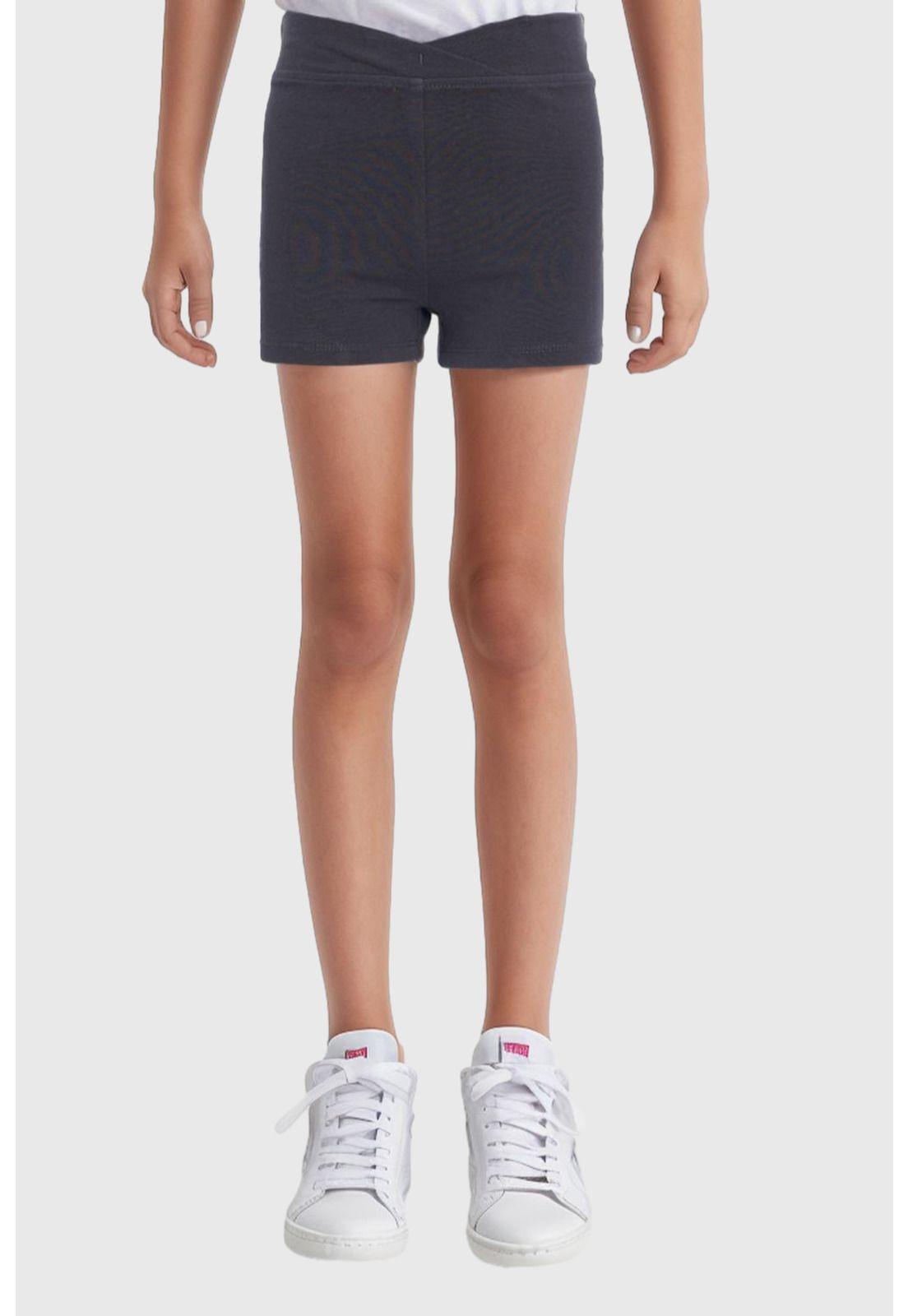 Calza Niña Bipack Short Gris-0
