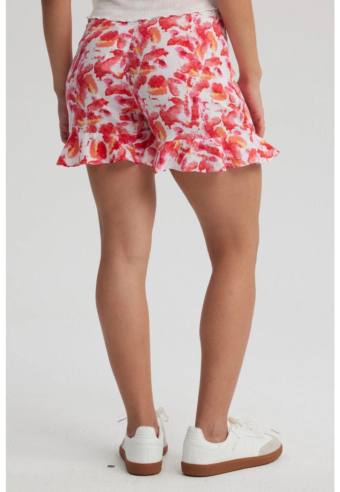 Short Mujer Print Rosado-2