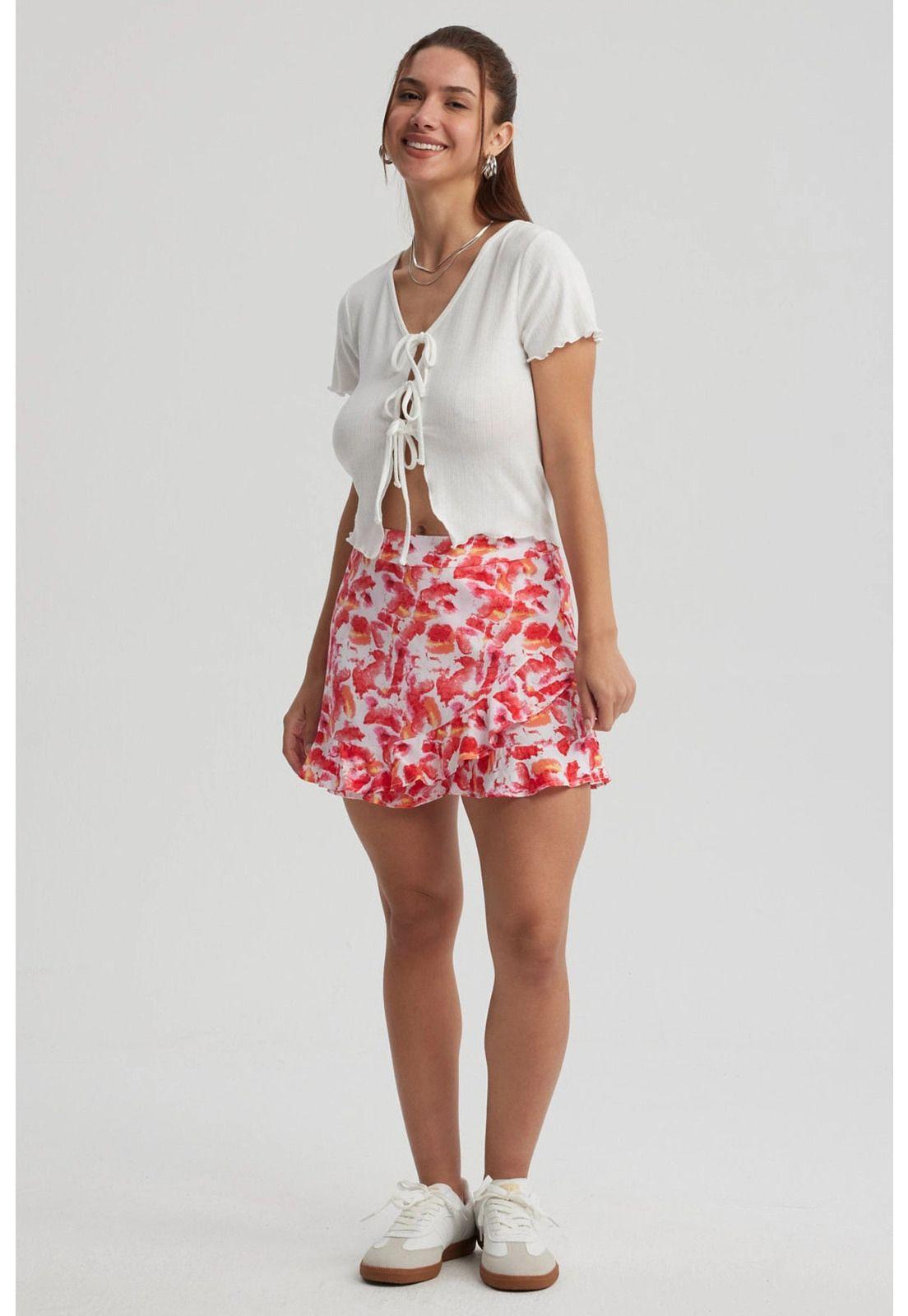 Short Mujer Print Rosado-3
