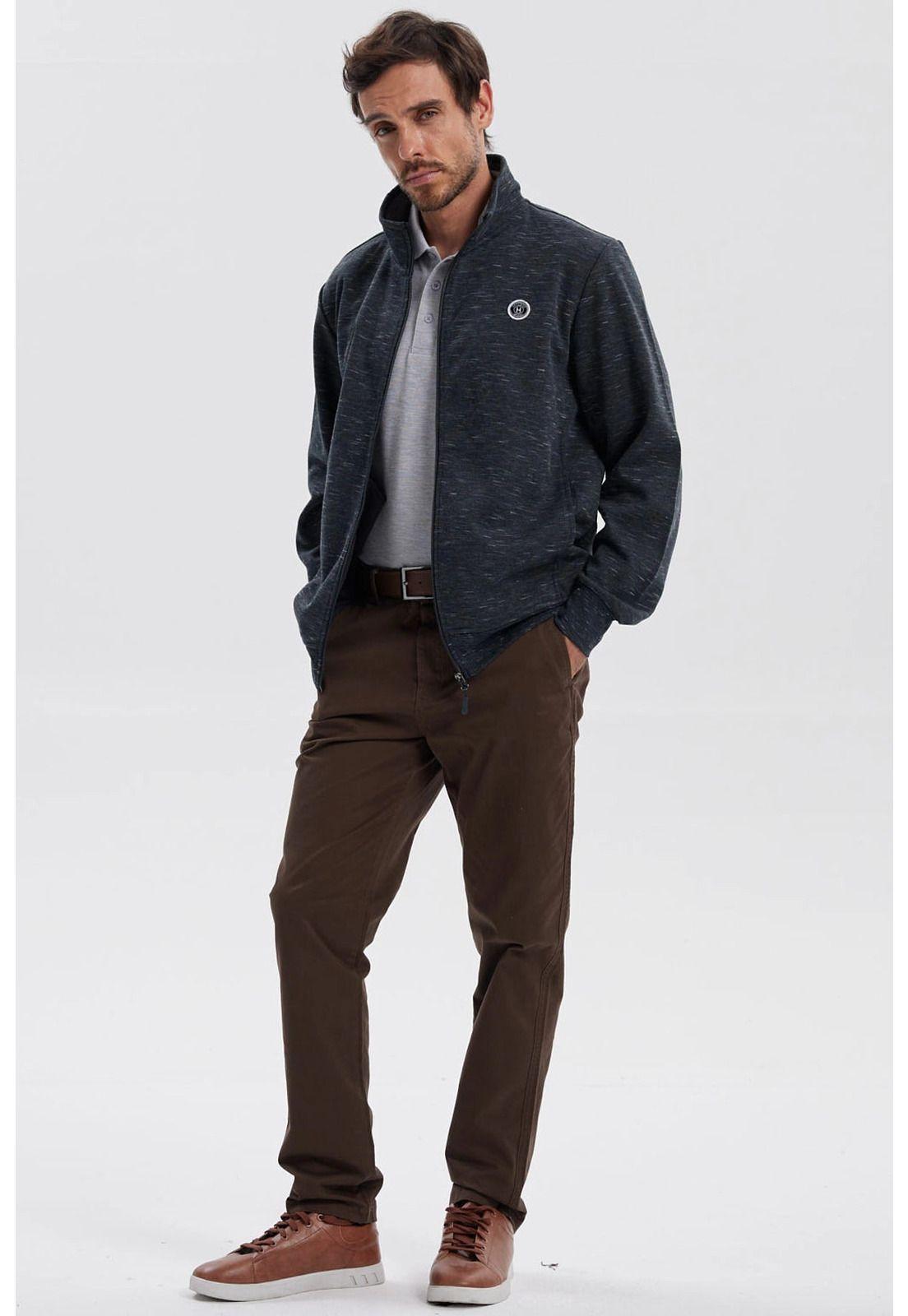 Polerón Hombre Full Zipper Marengo-3